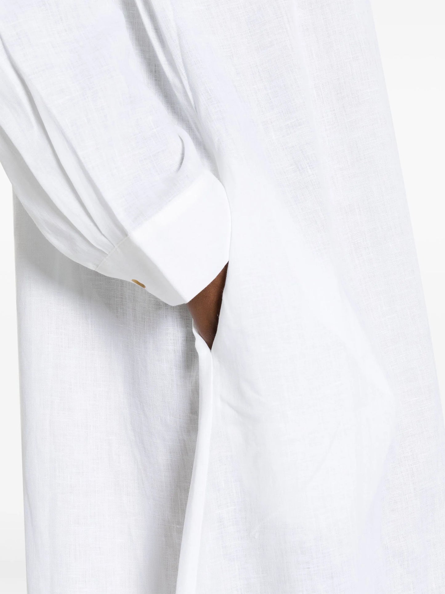Lisbon linen maxi shirtdress