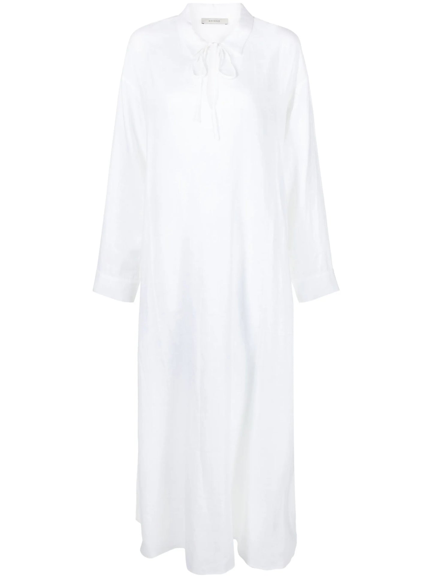 Lisbon linen maxi shirtdress