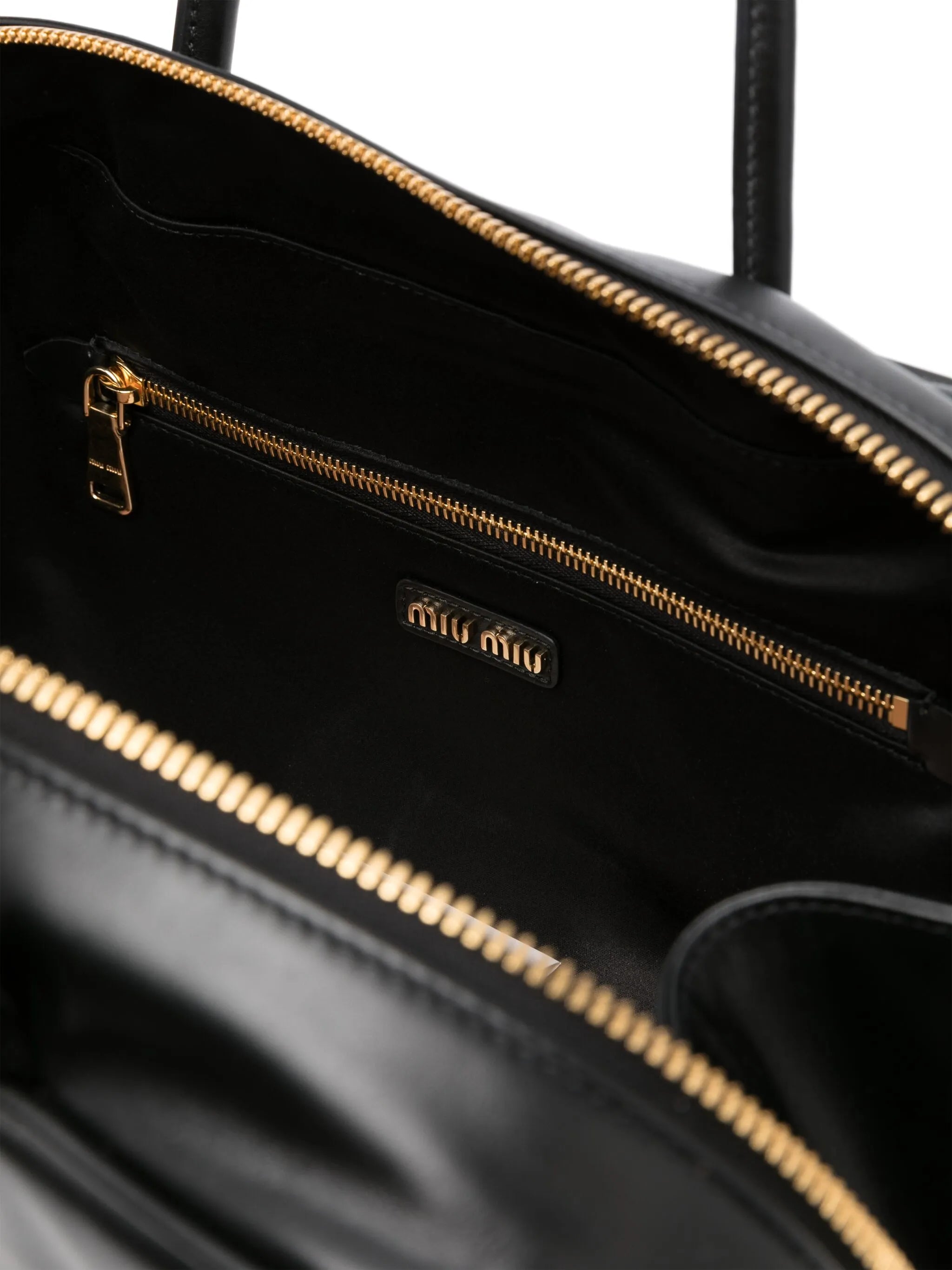 logo-embossed tote bag