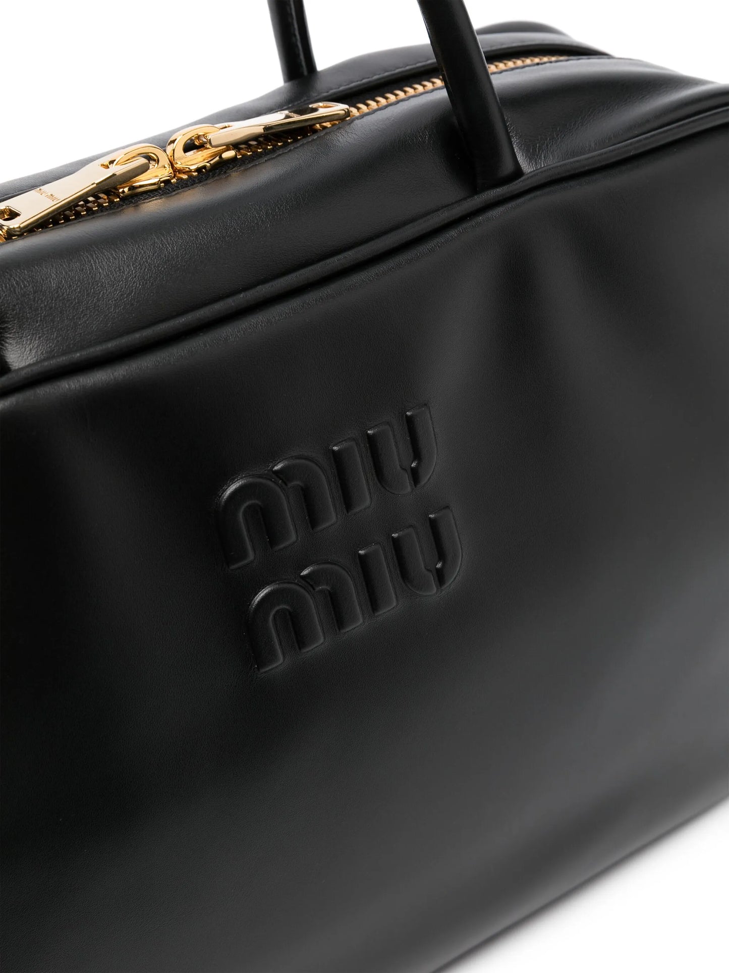 logo-embossed tote bag