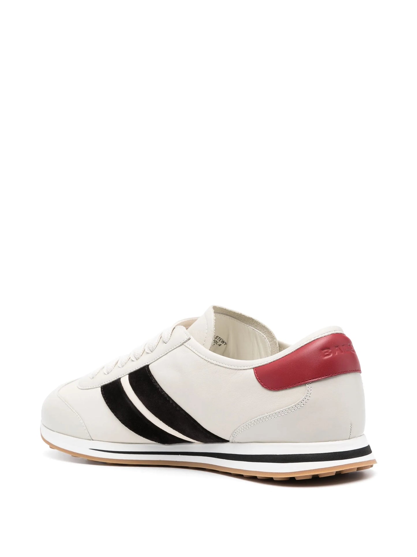 low-top leather sneakers