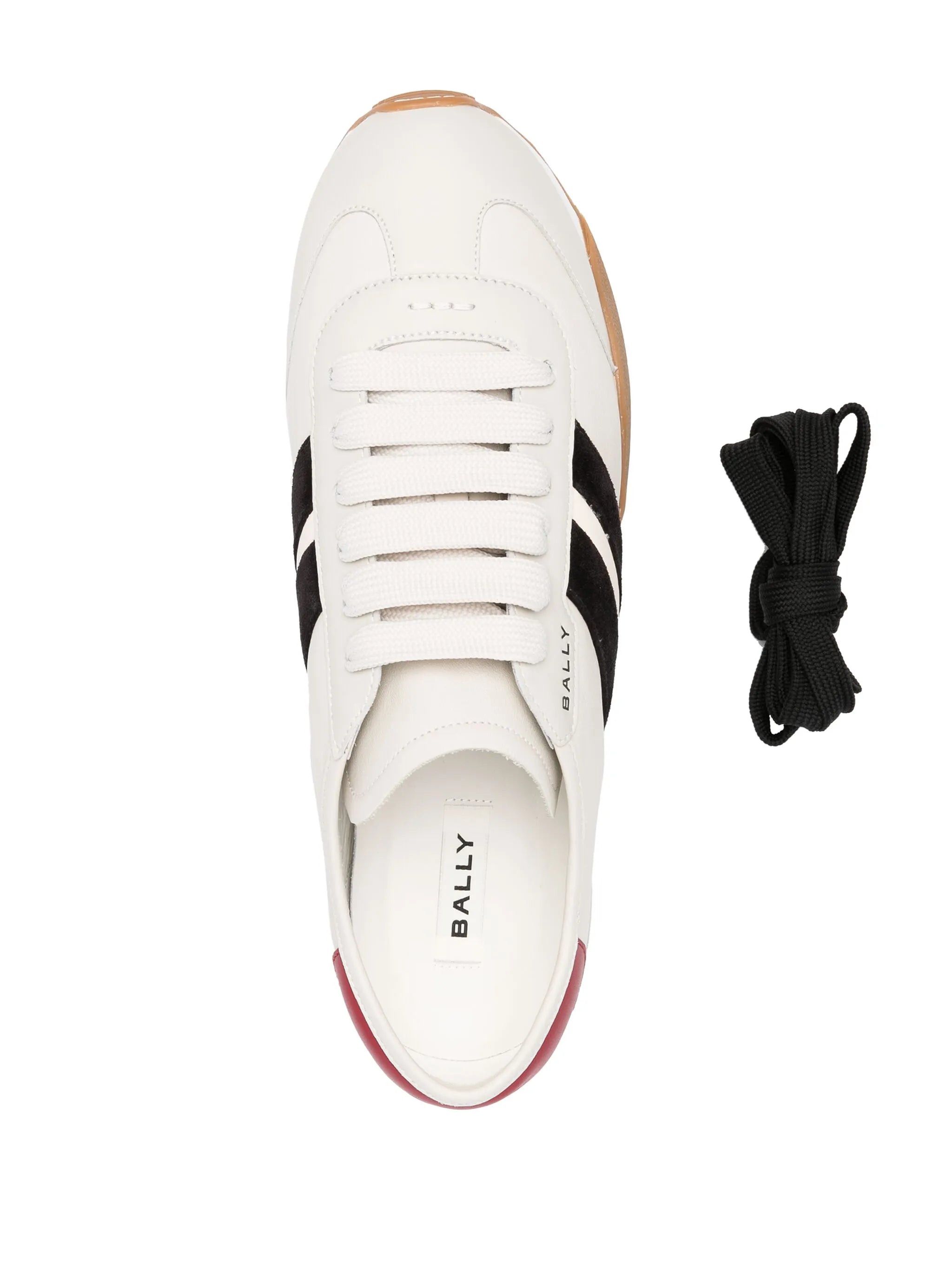 low-top leather sneakers
