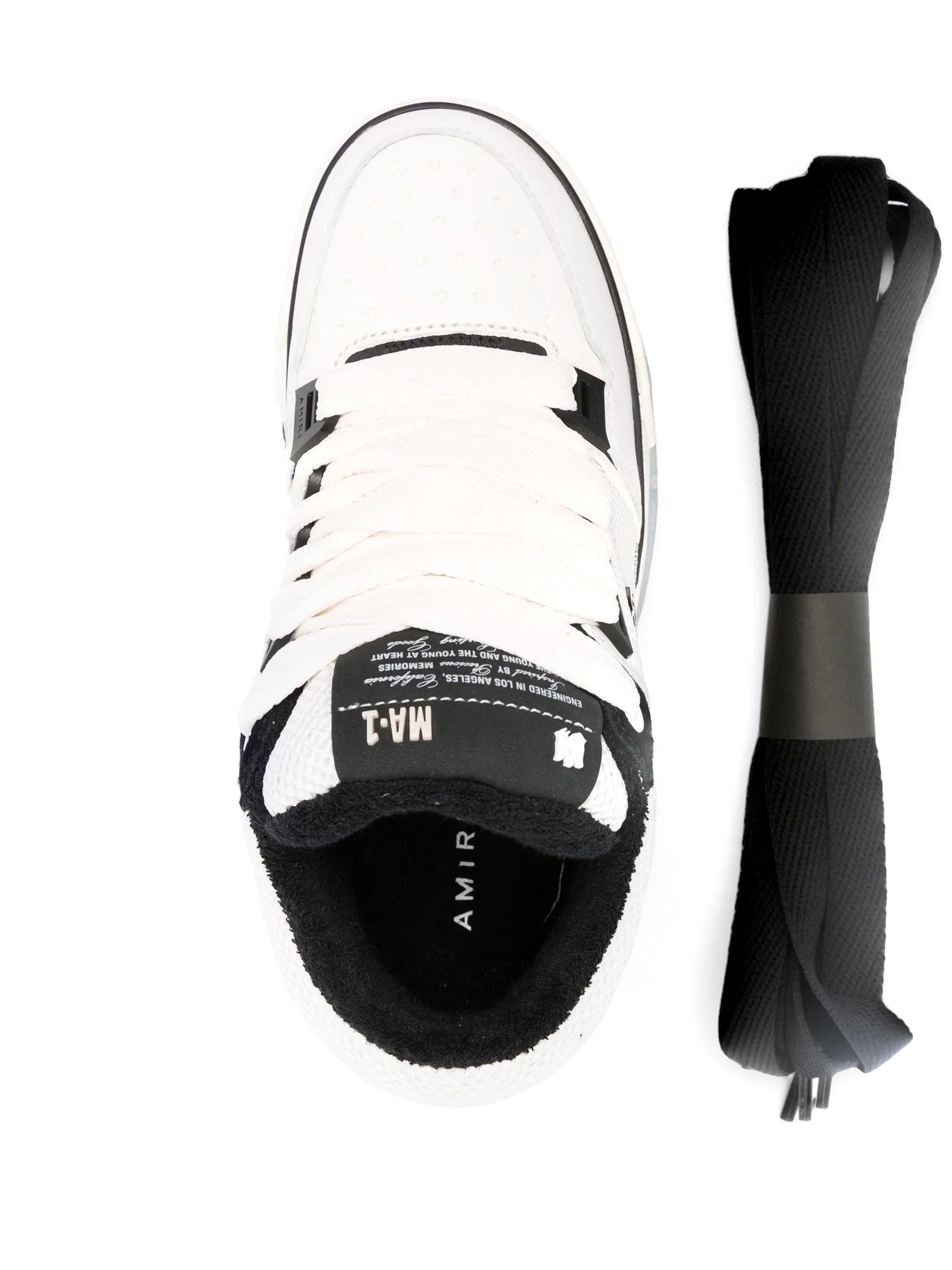MA-1 leather sneakers
