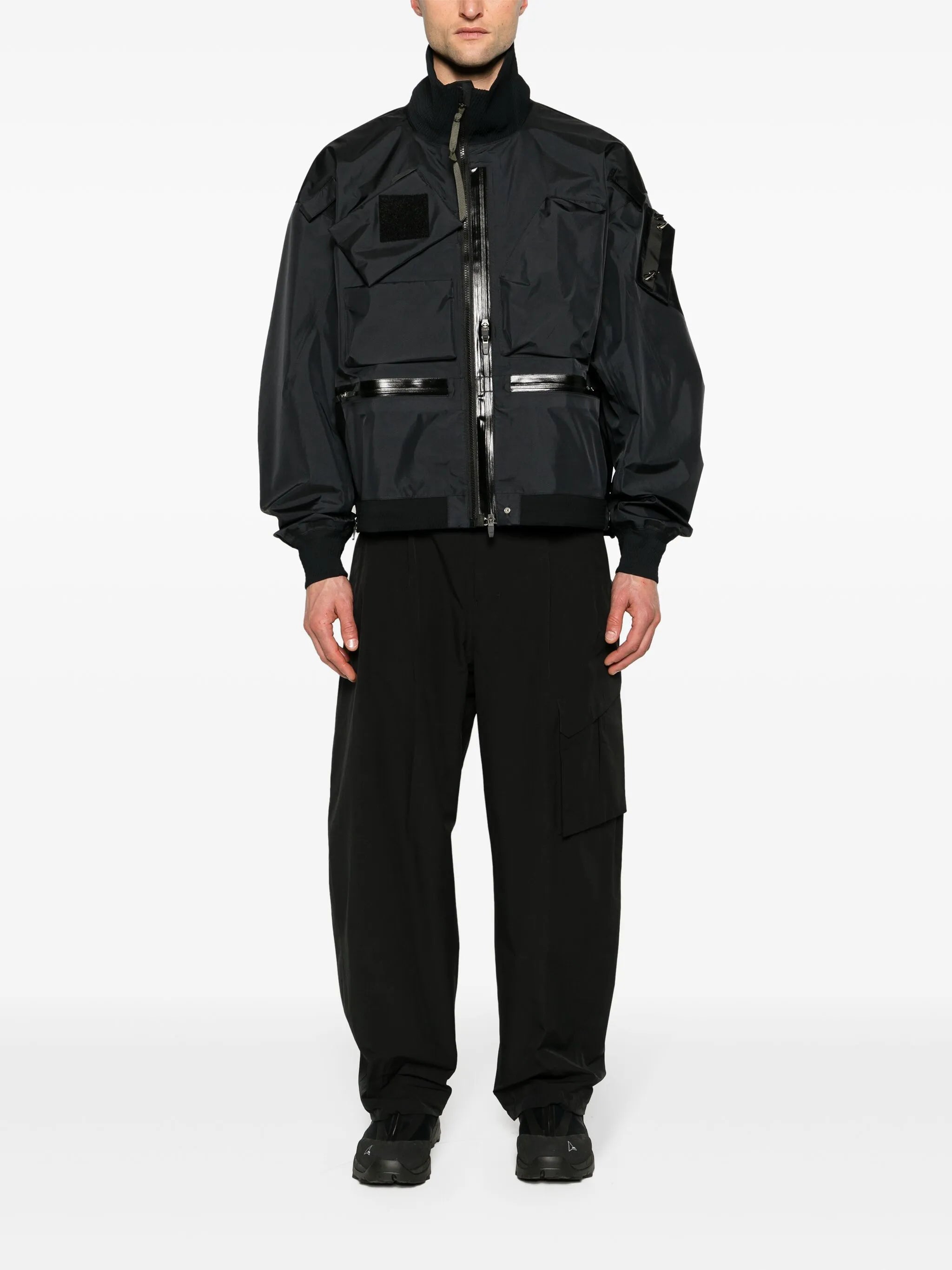 J123A-GT mock-neck bomber jacket