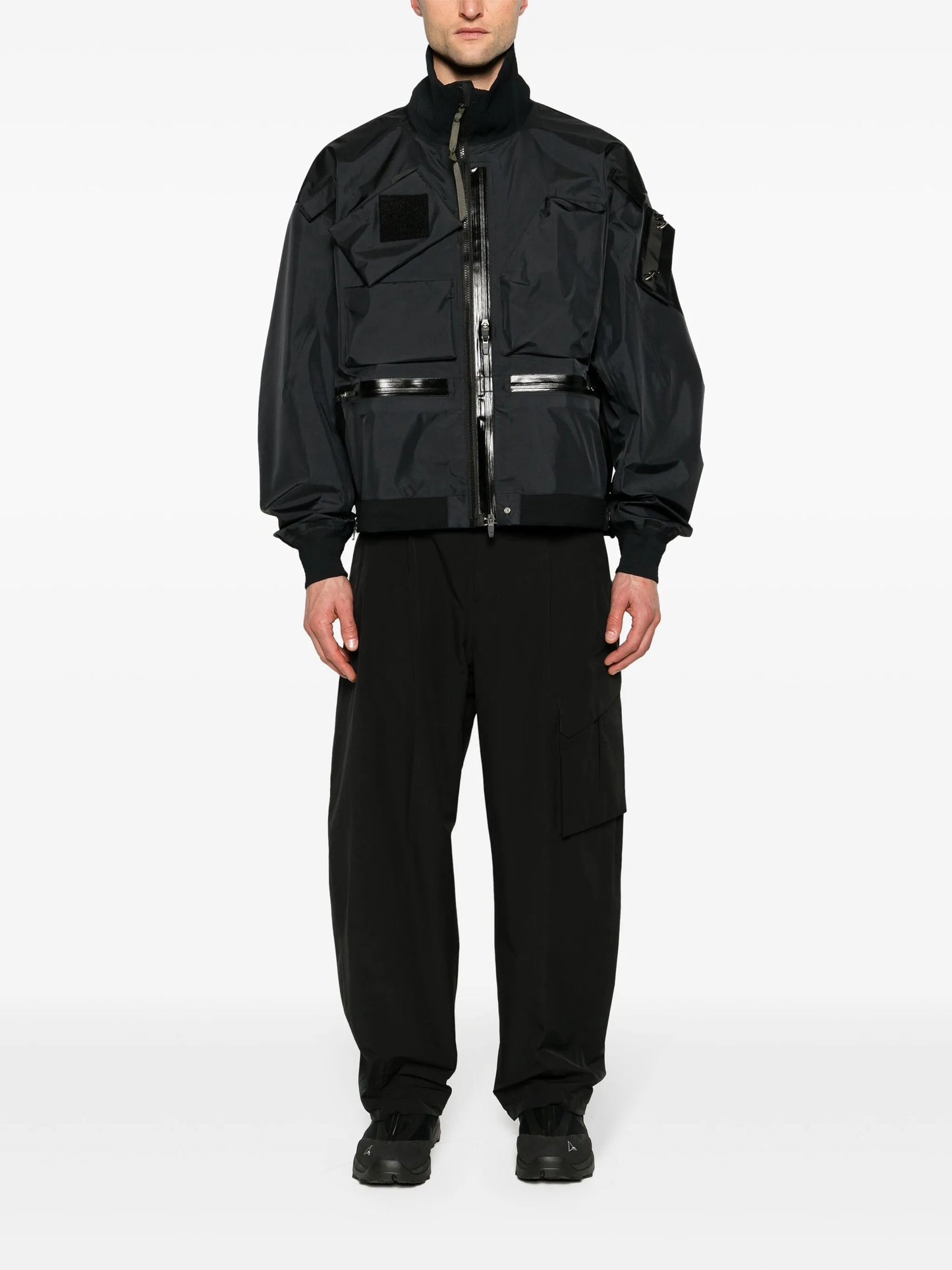 J123A-GT mock-neck bomber jacket