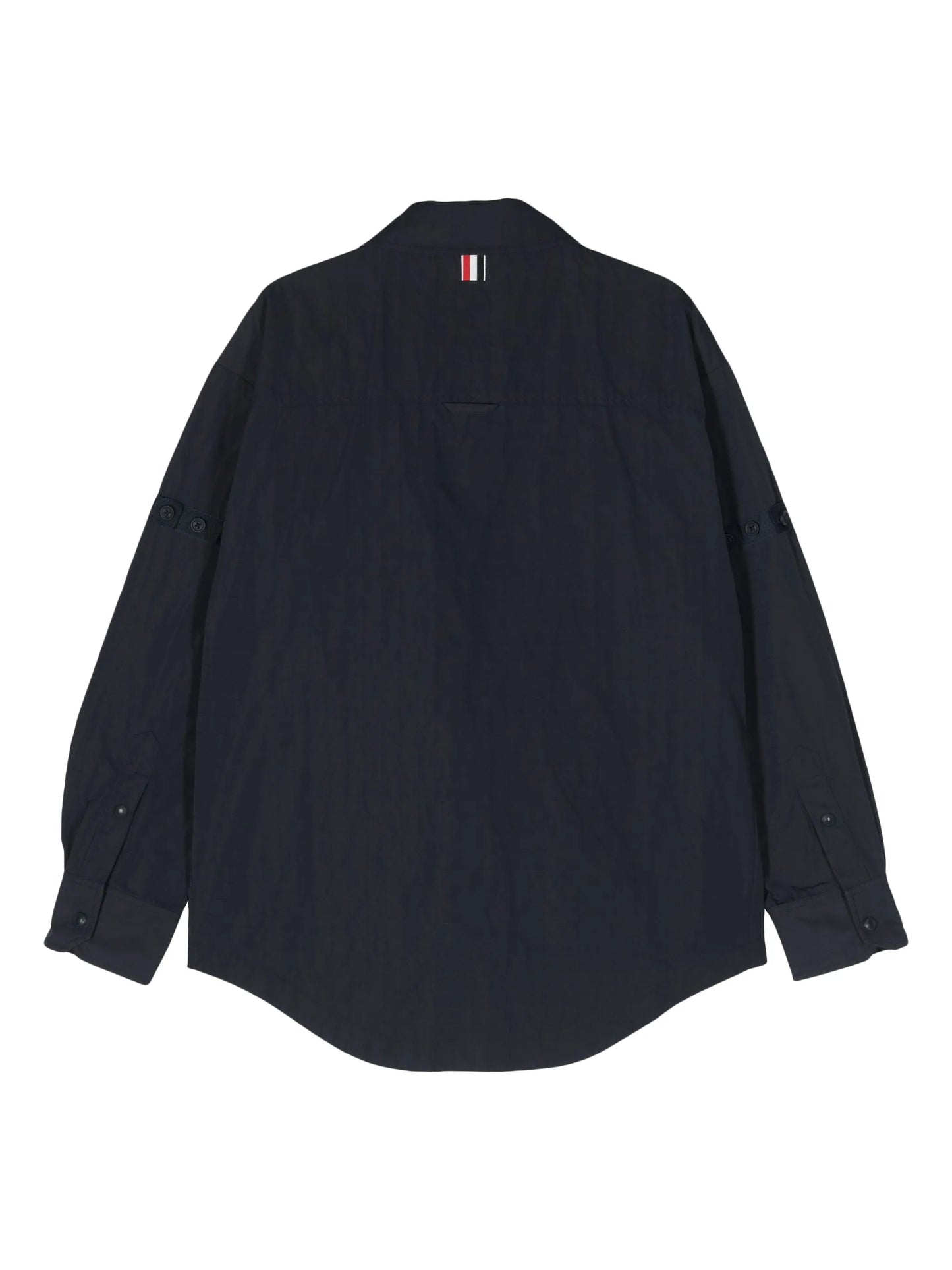 button-fastening shirt jacket
