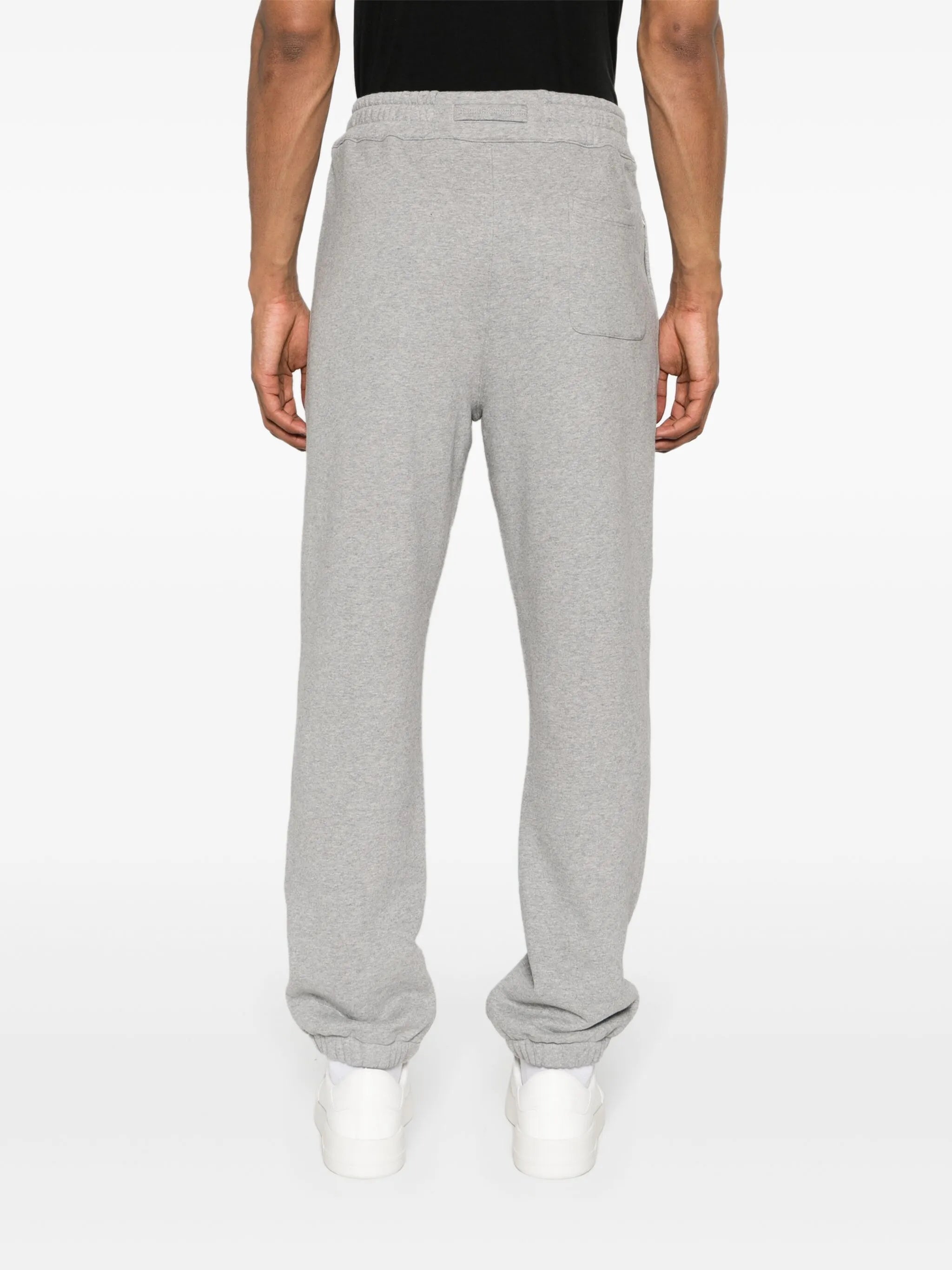 logo-appliqué cotton track trousers