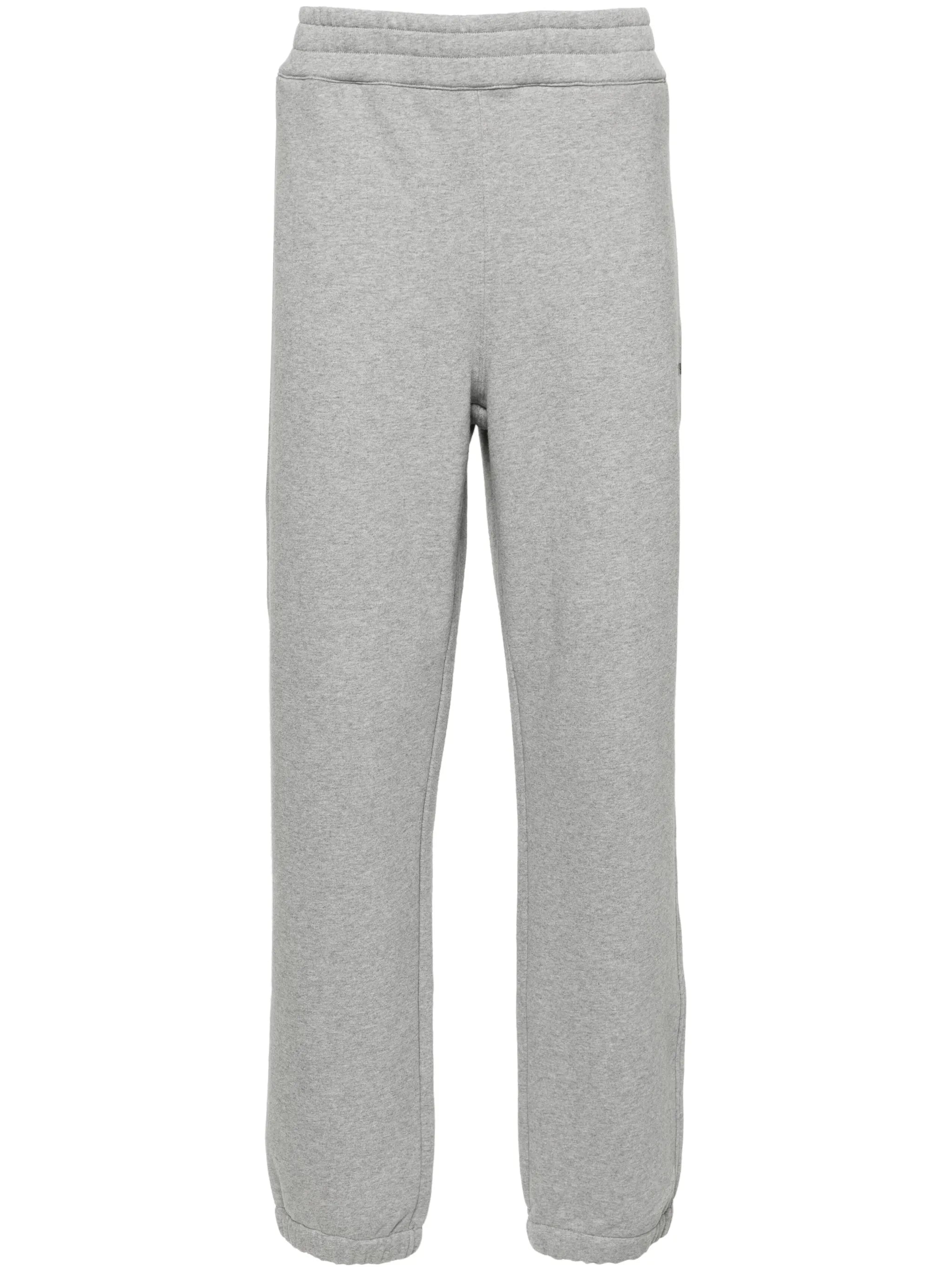 logo-appliqué cotton track trousers