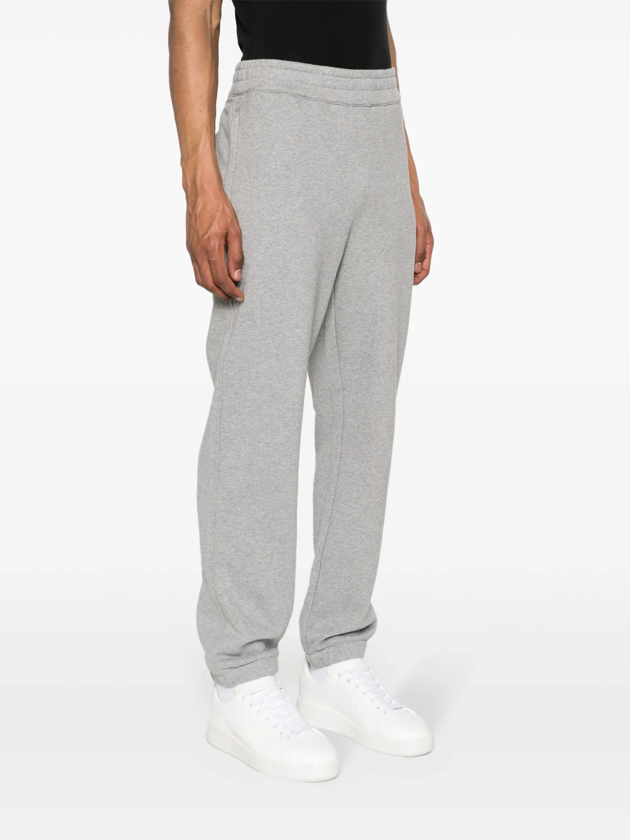 logo-appliqué cotton track trousers