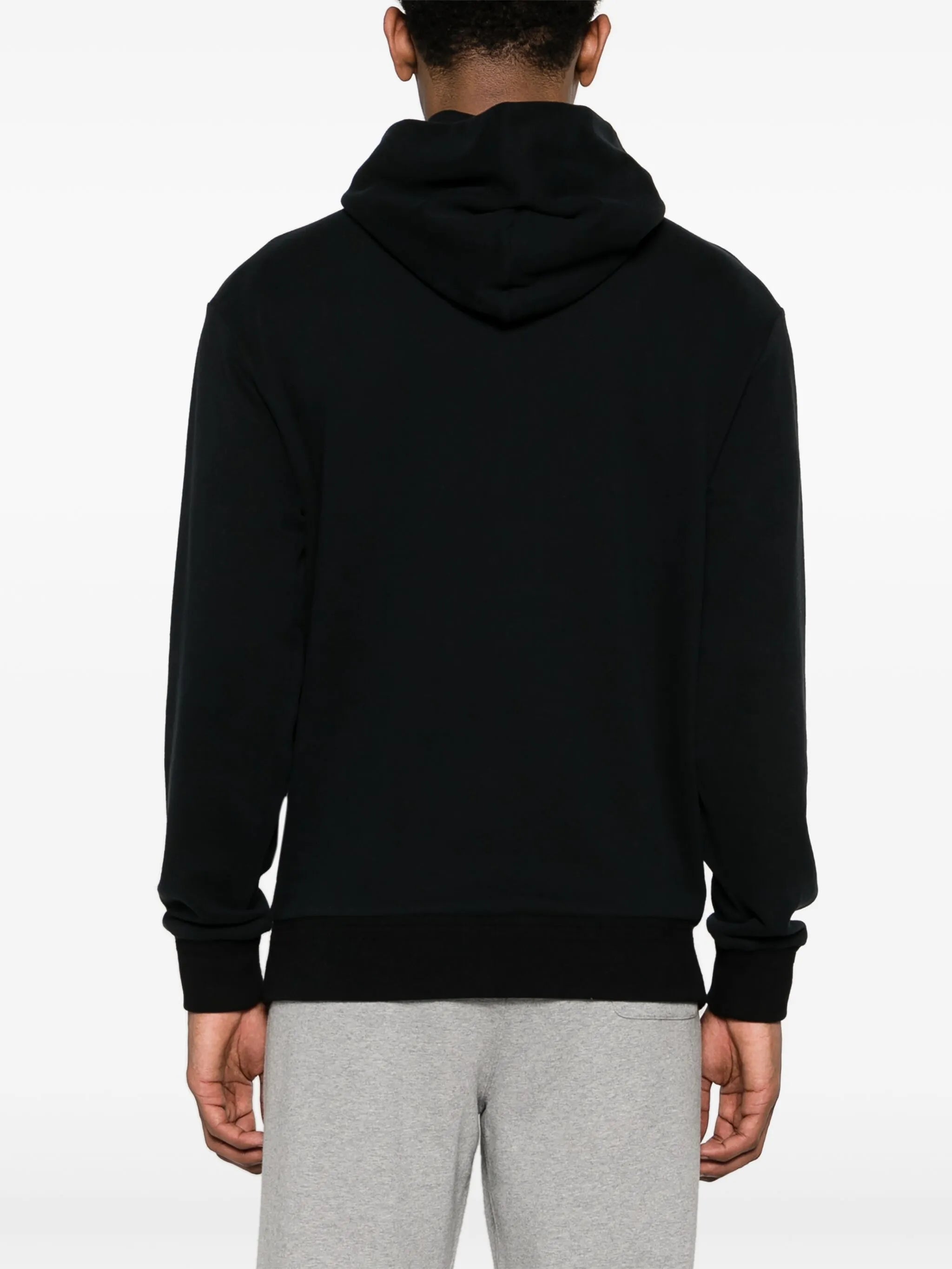 drop-shoulder jersey hoodie
