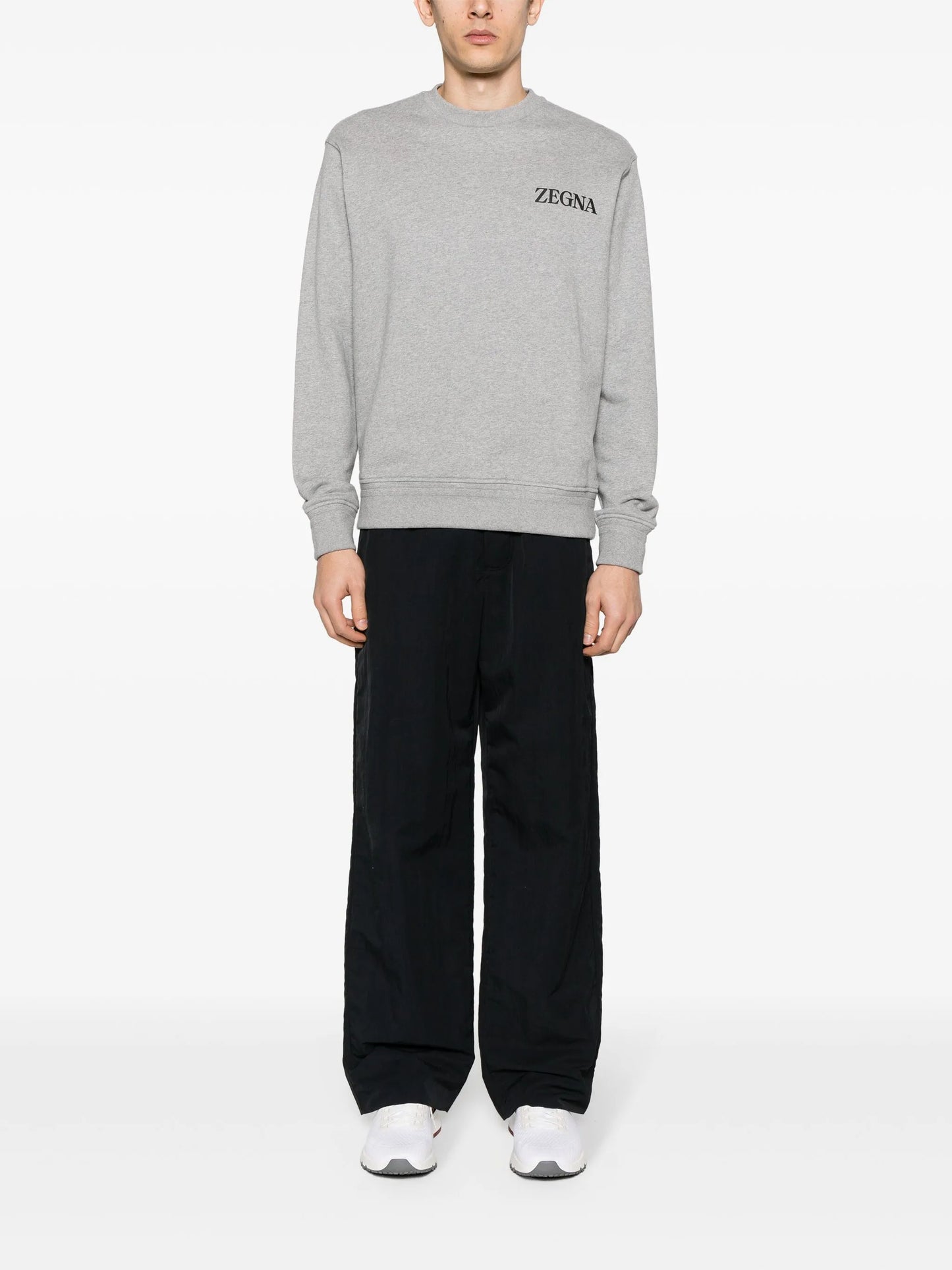 logo-appliqué cotton sweatshirt
