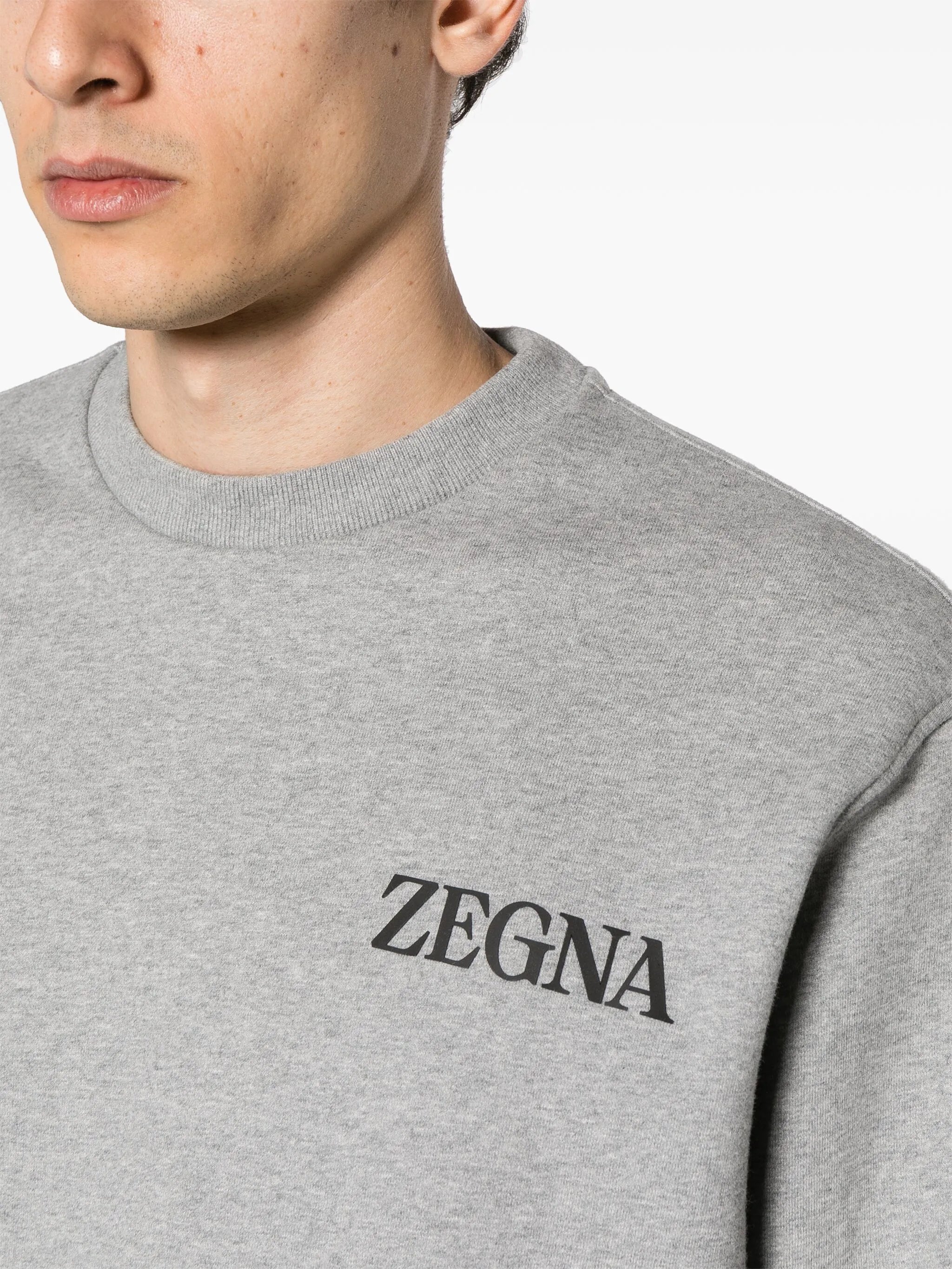 logo-appliqué cotton sweatshirt