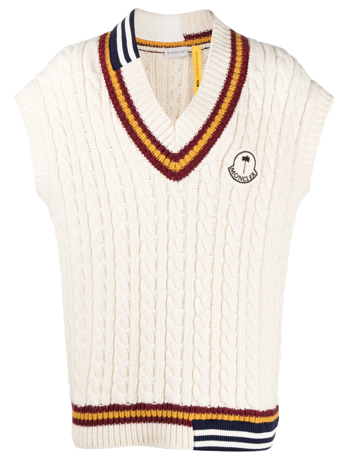 x Palm Angels cable-knit vest