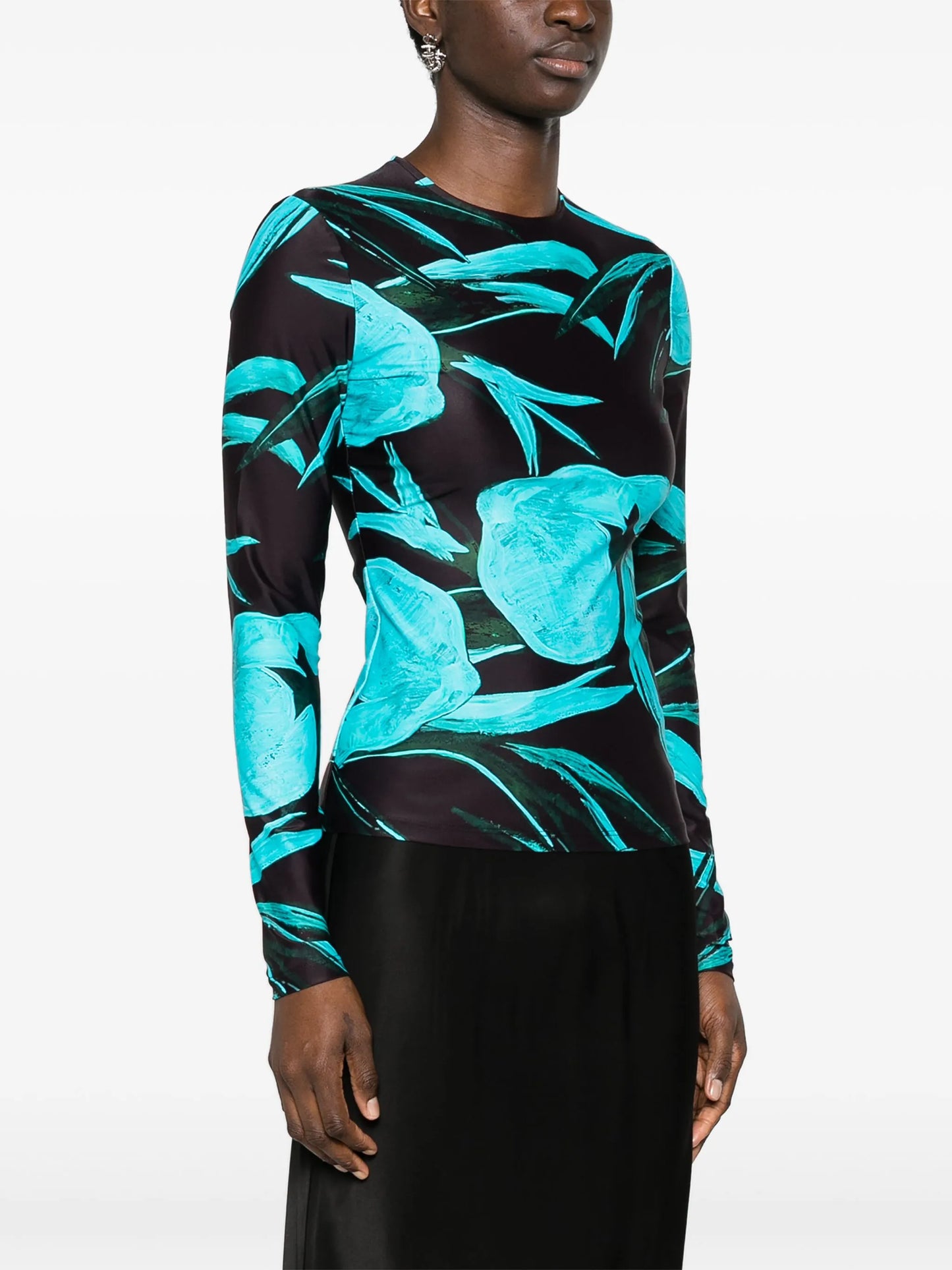 Surfer's Paradise floral-print top