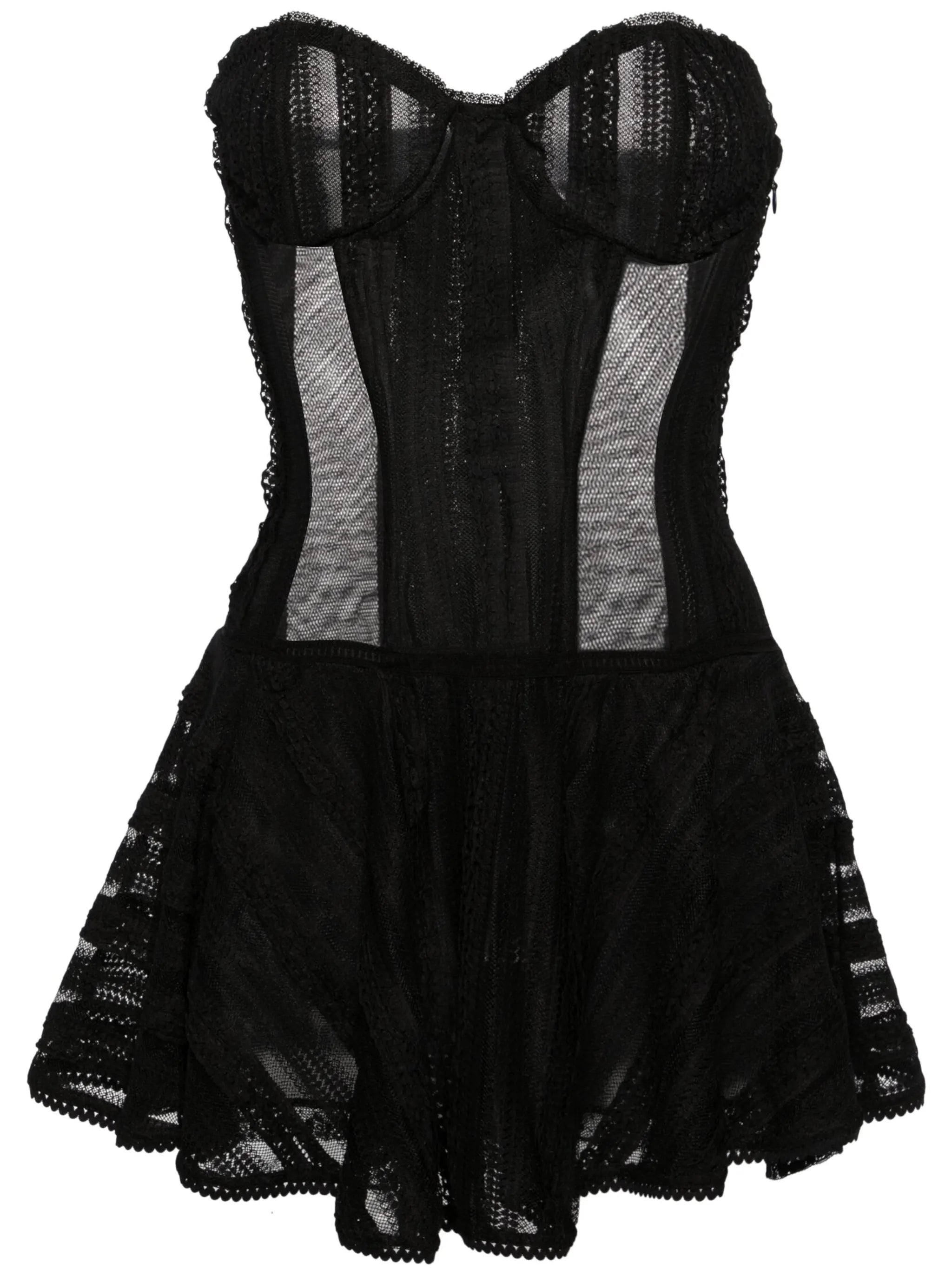 Bakary strapless lace minidress