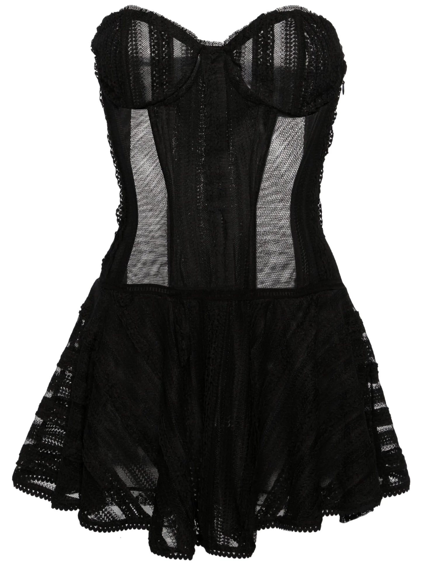 Bakary strapless lace minidress