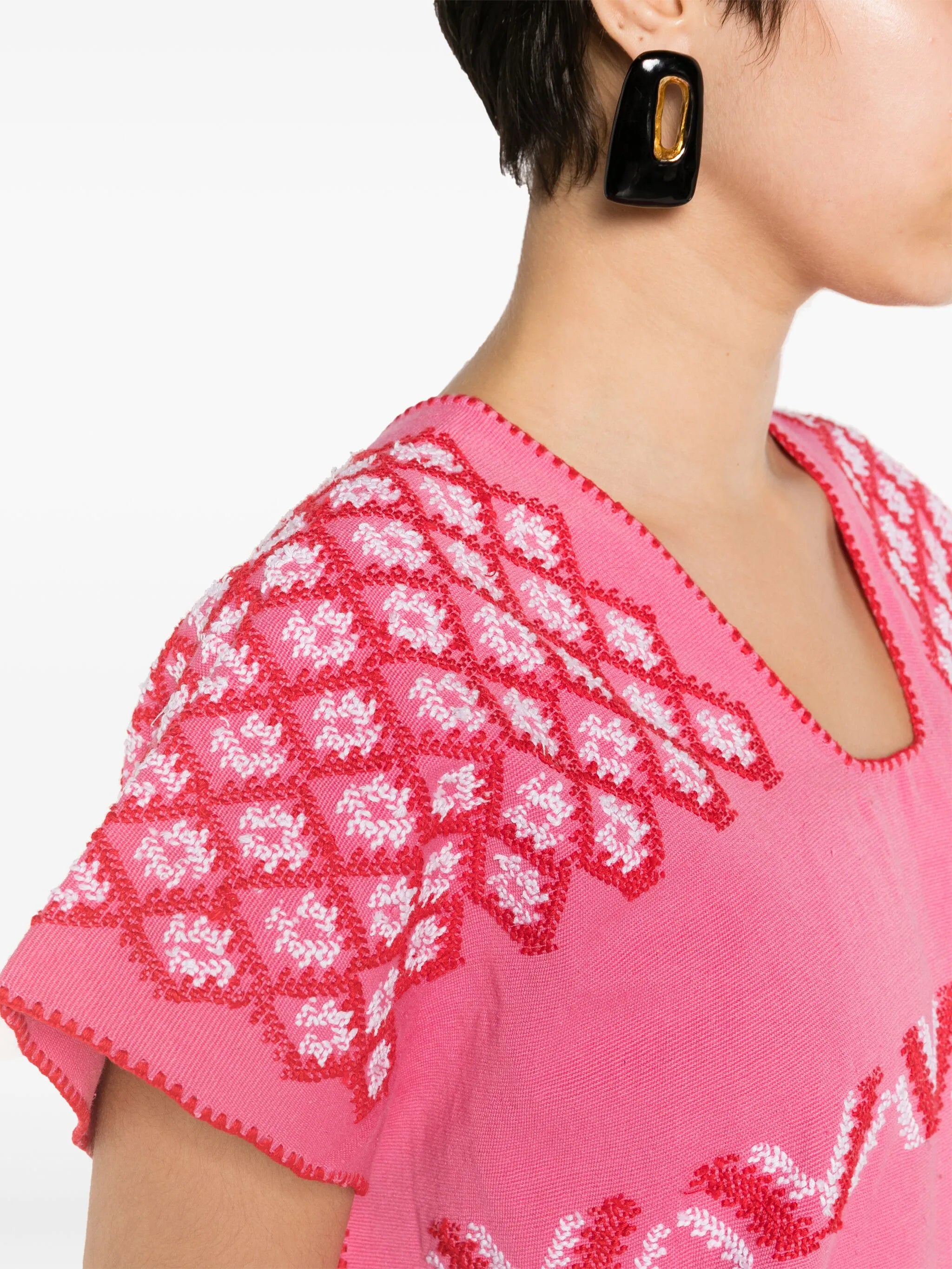 Single Panel embroidered kaftan