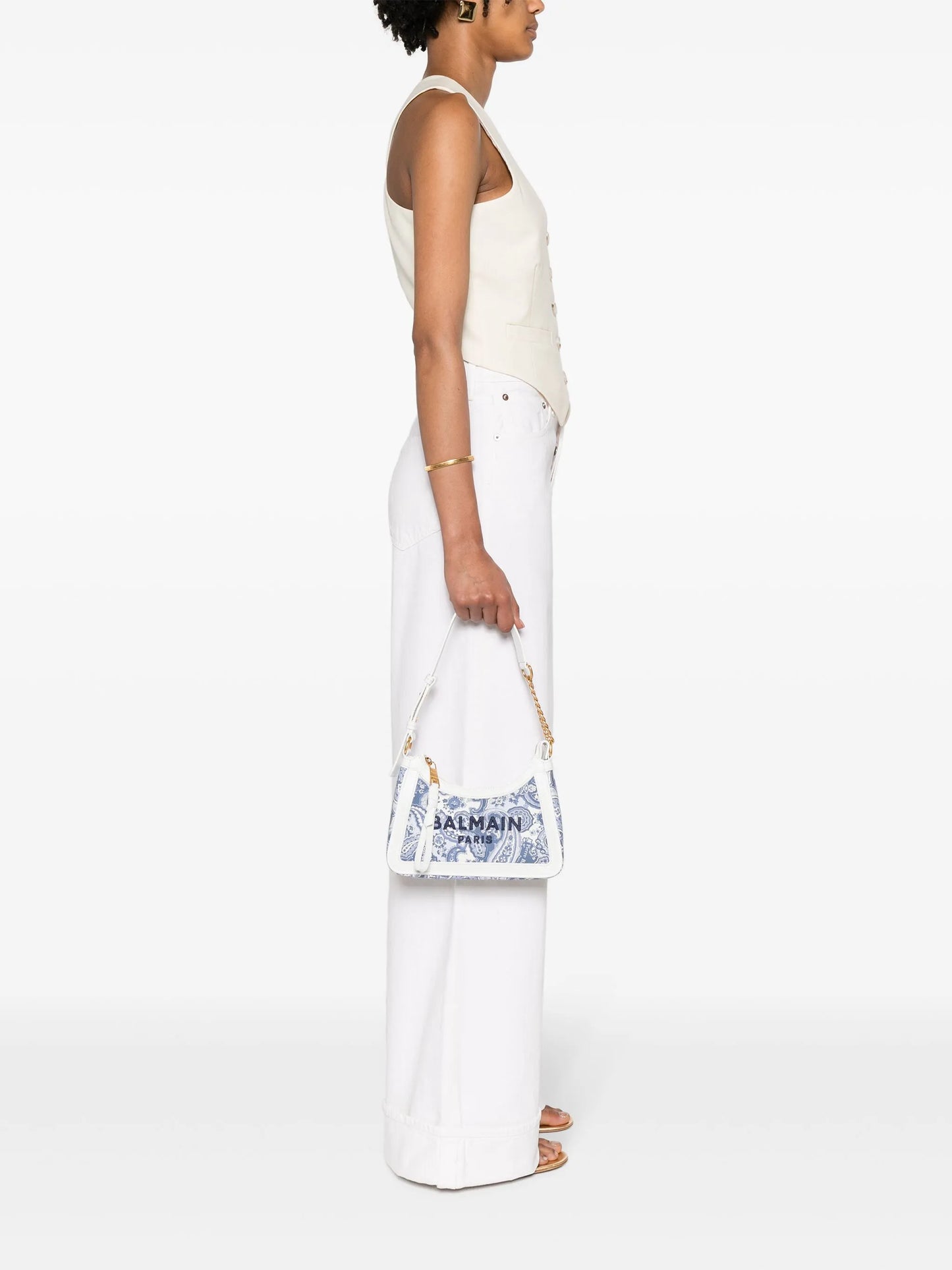 B-army paisley-print shoulder bag