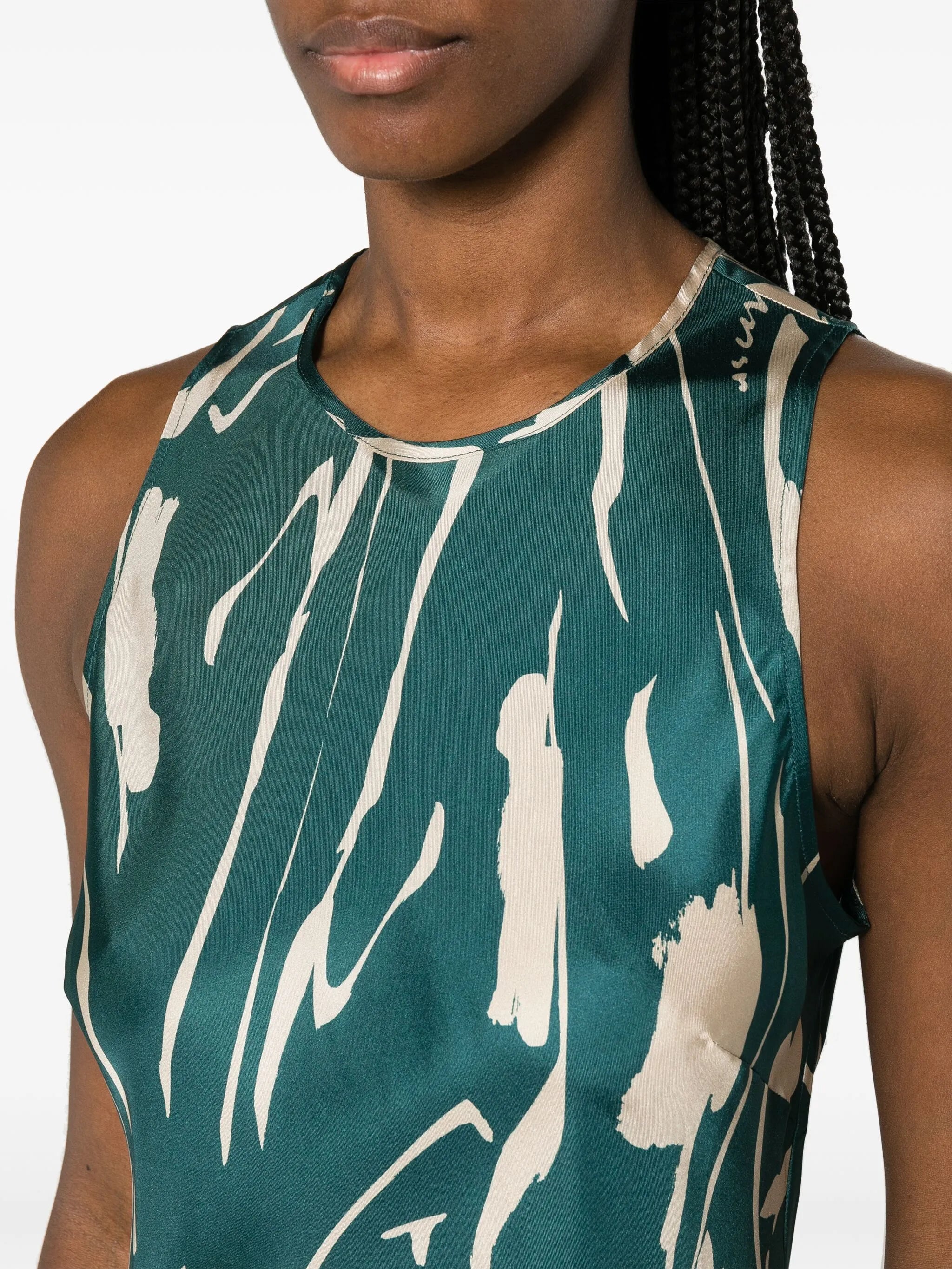 Valencia silk maxi dress