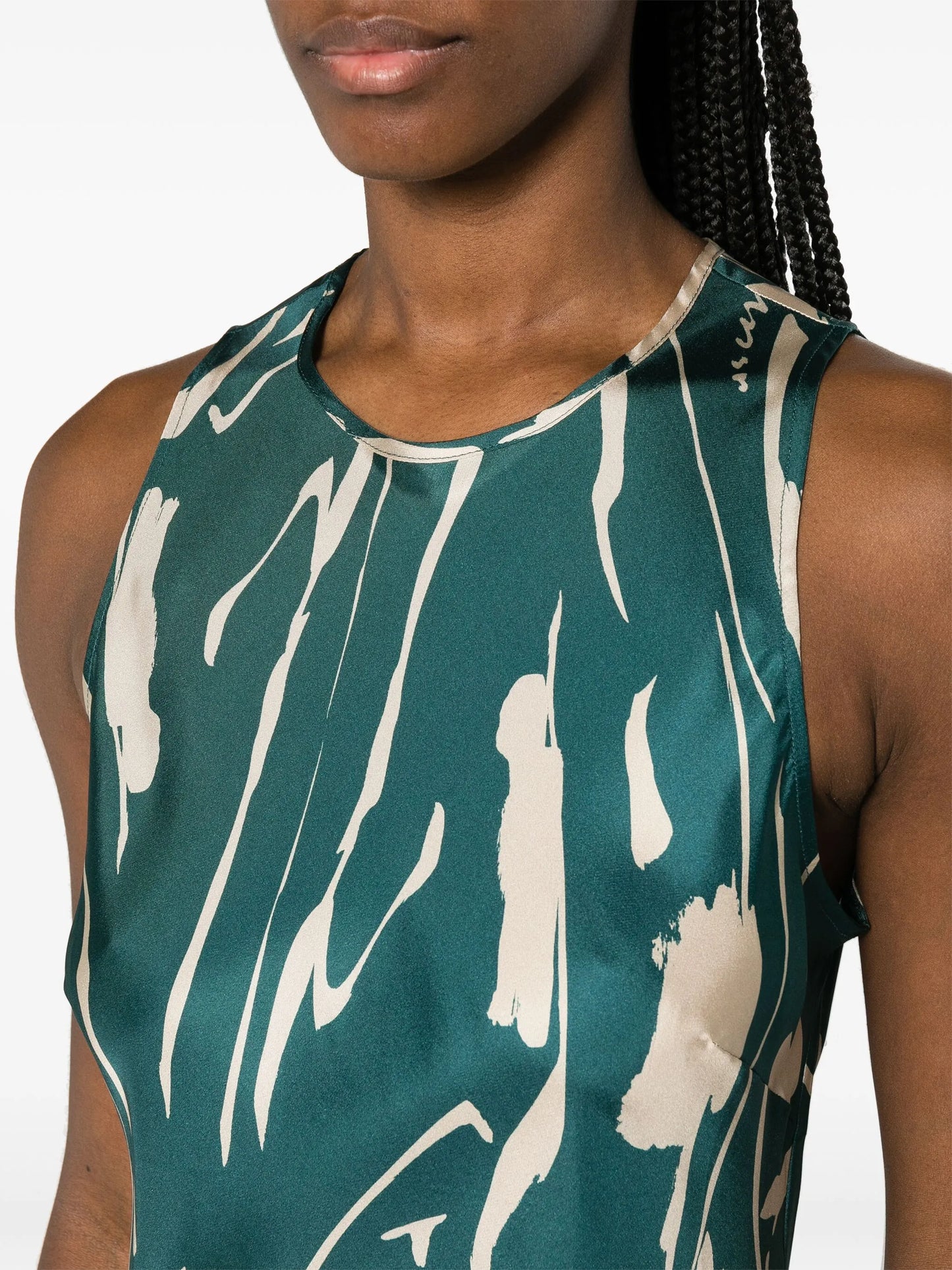 Valencia silk maxi dress