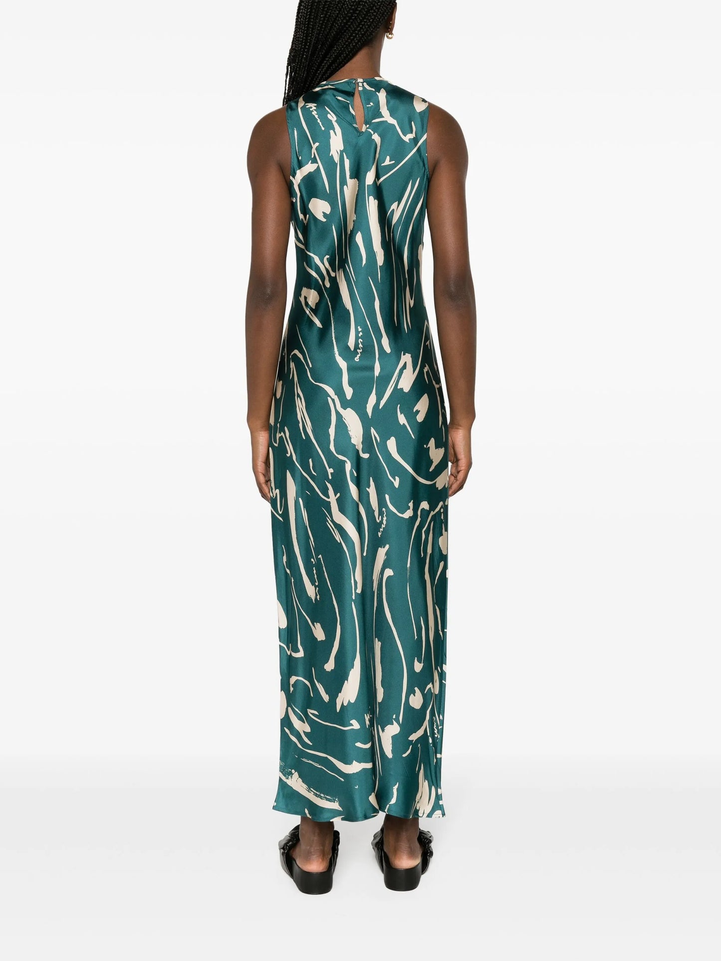 Valencia silk maxi dress