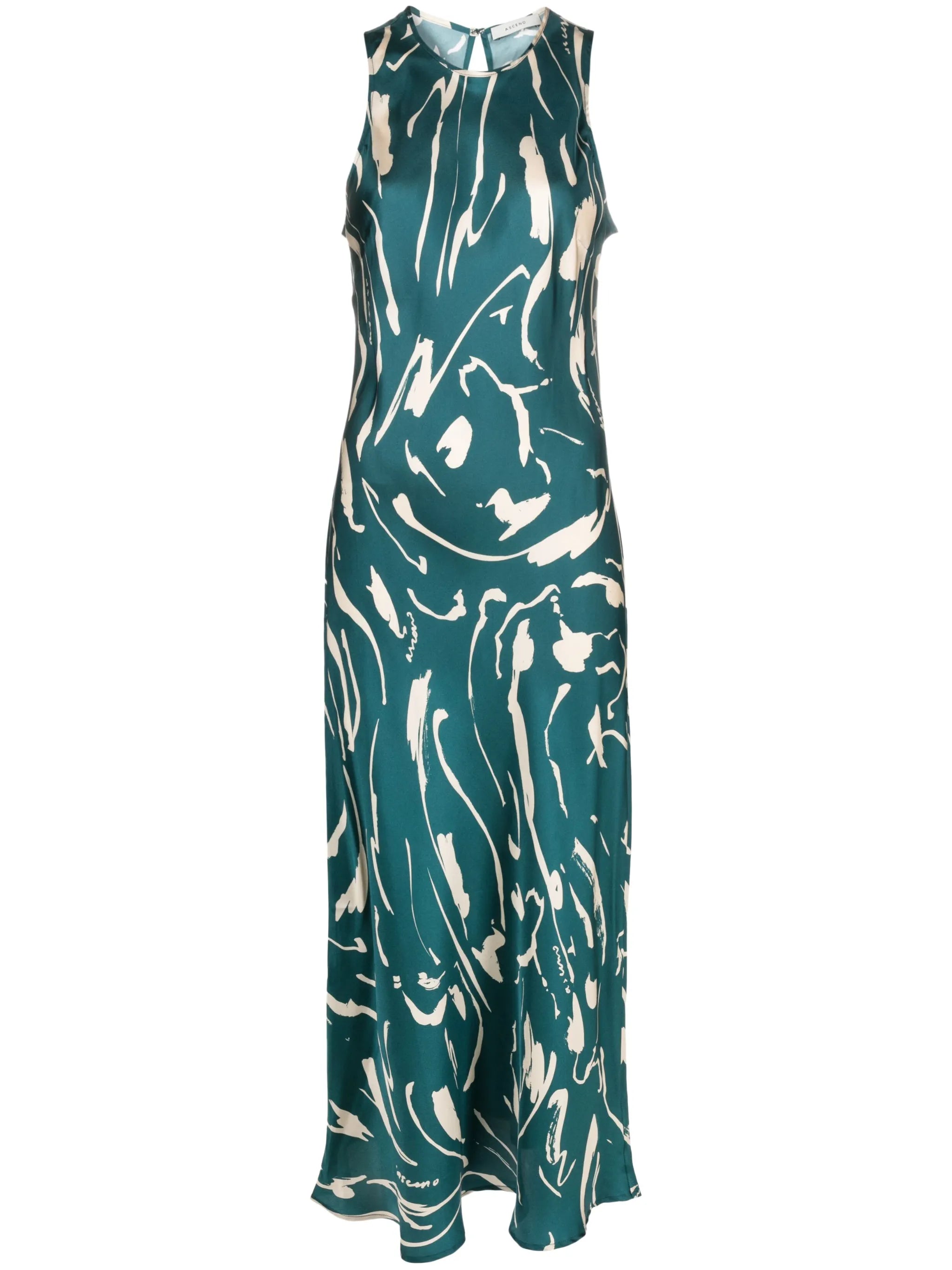 Valencia silk maxi dress