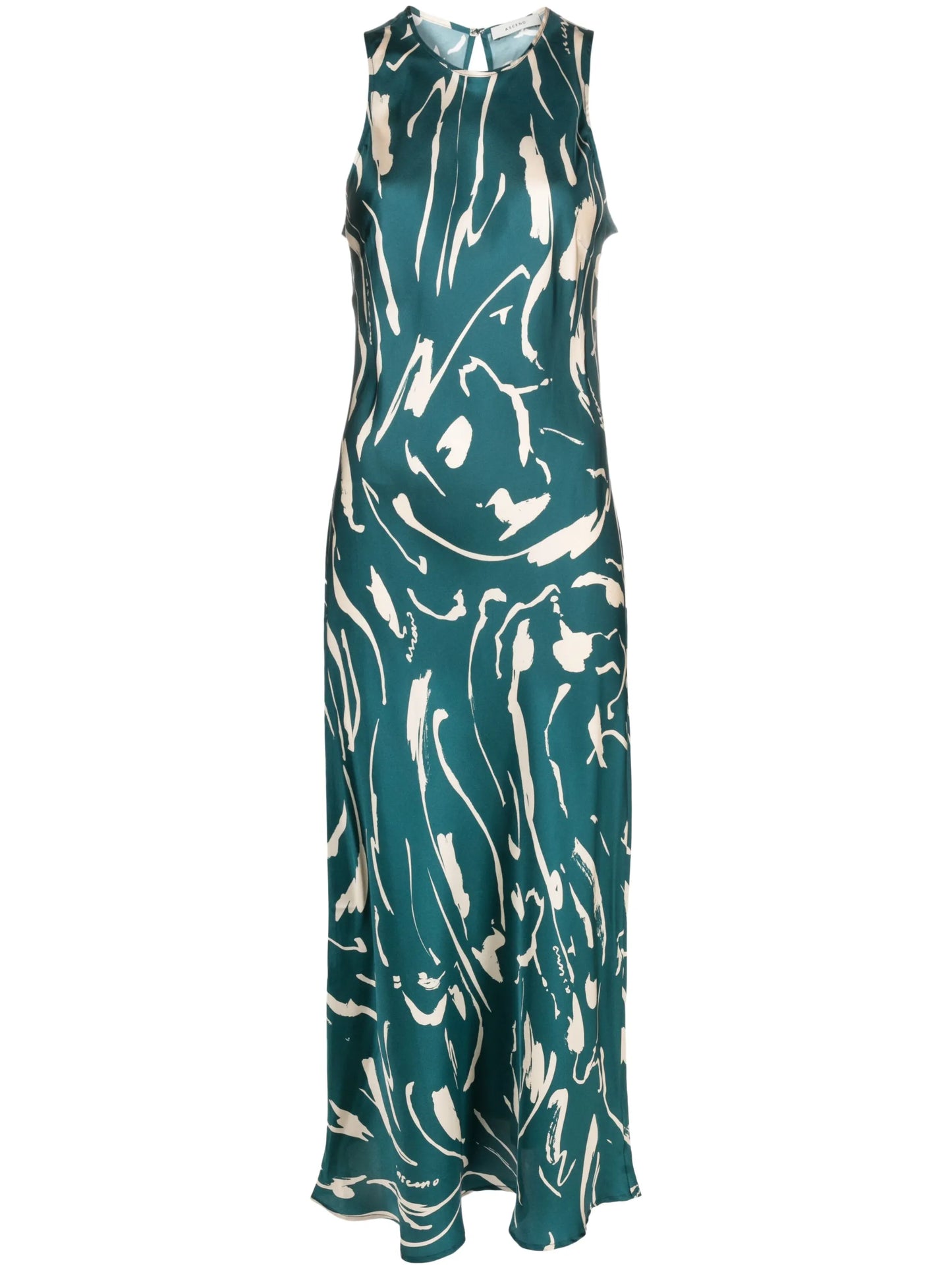 Valencia silk maxi dress
