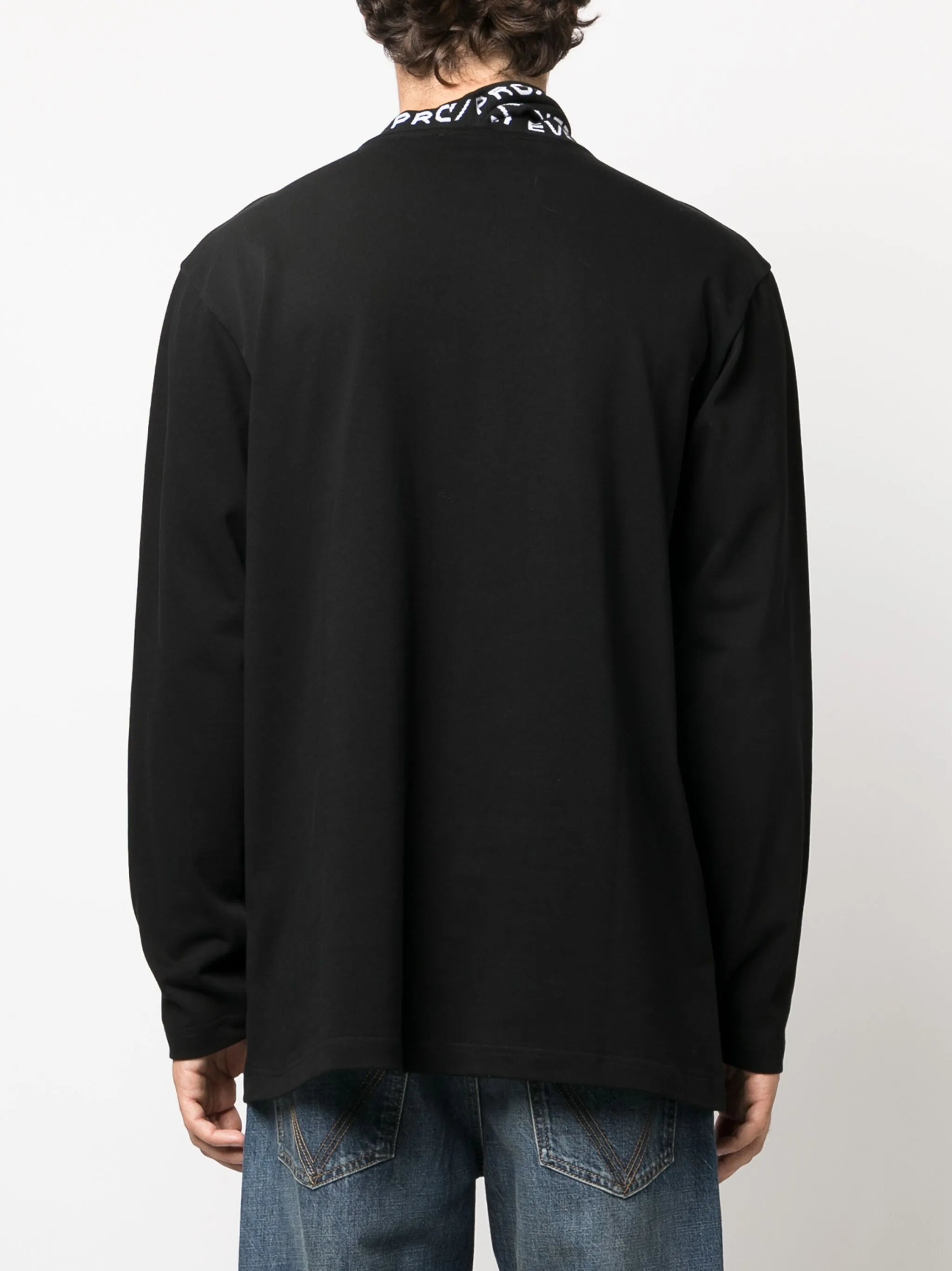 Evergreen triple-collar cotton T-shirt