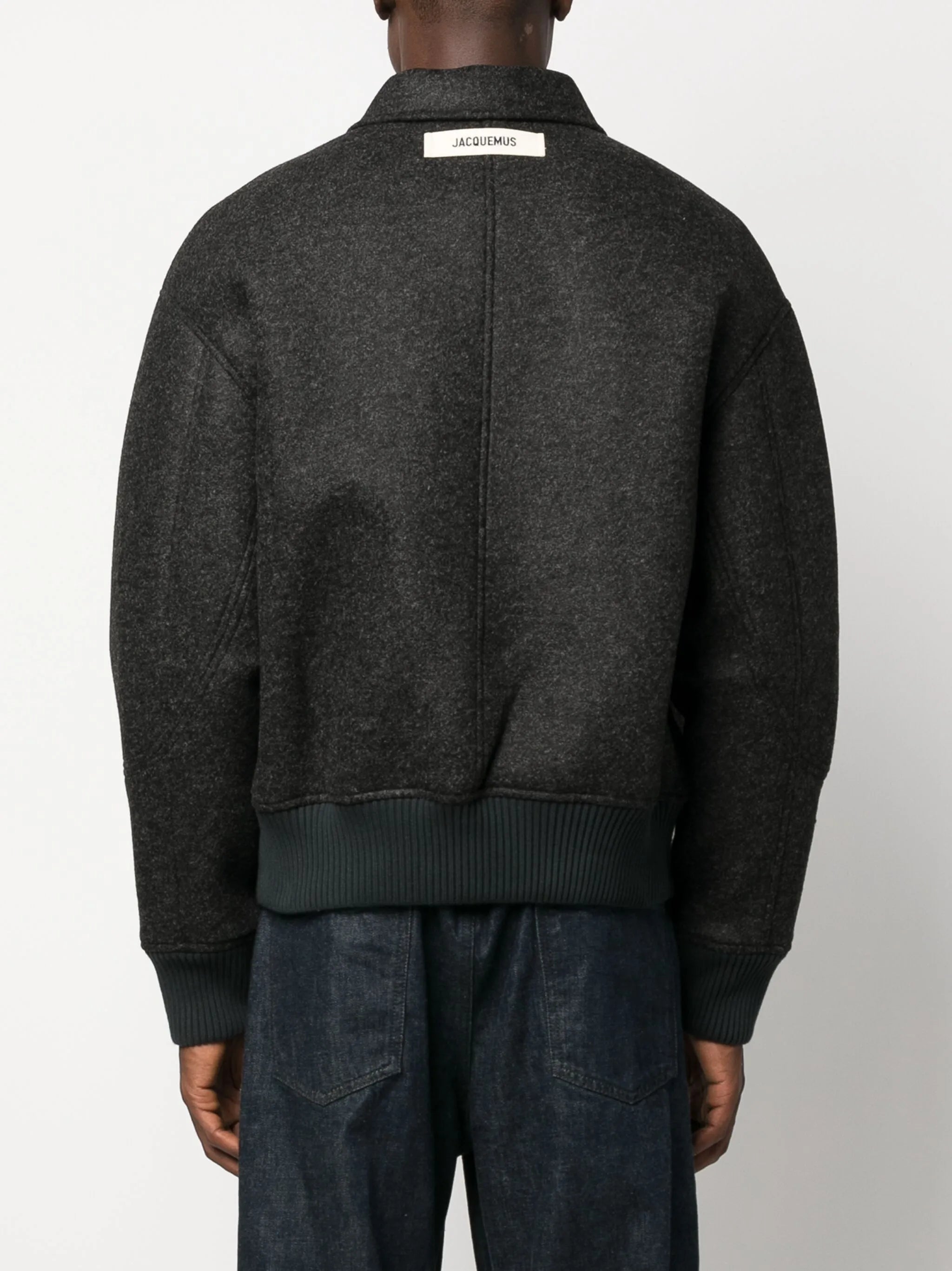 Le bomber Feltro collared jacket