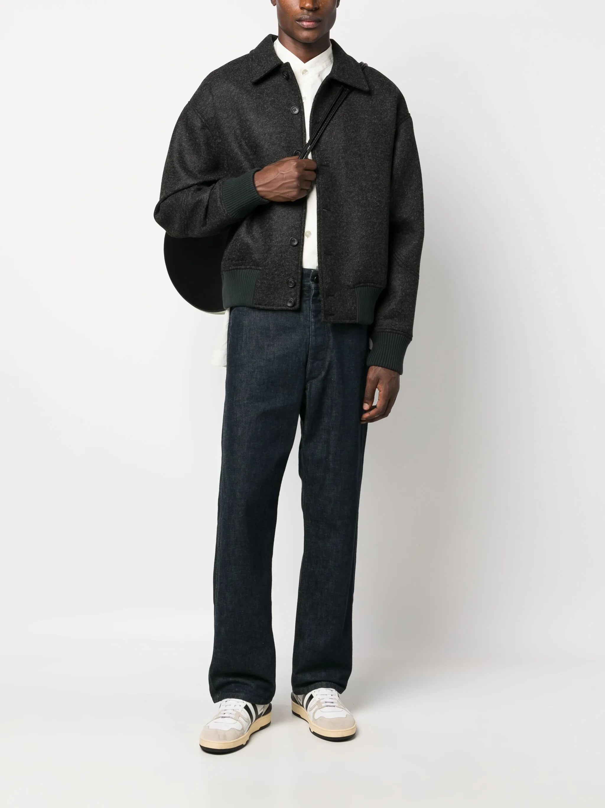 Le bomber Feltro collared jacket