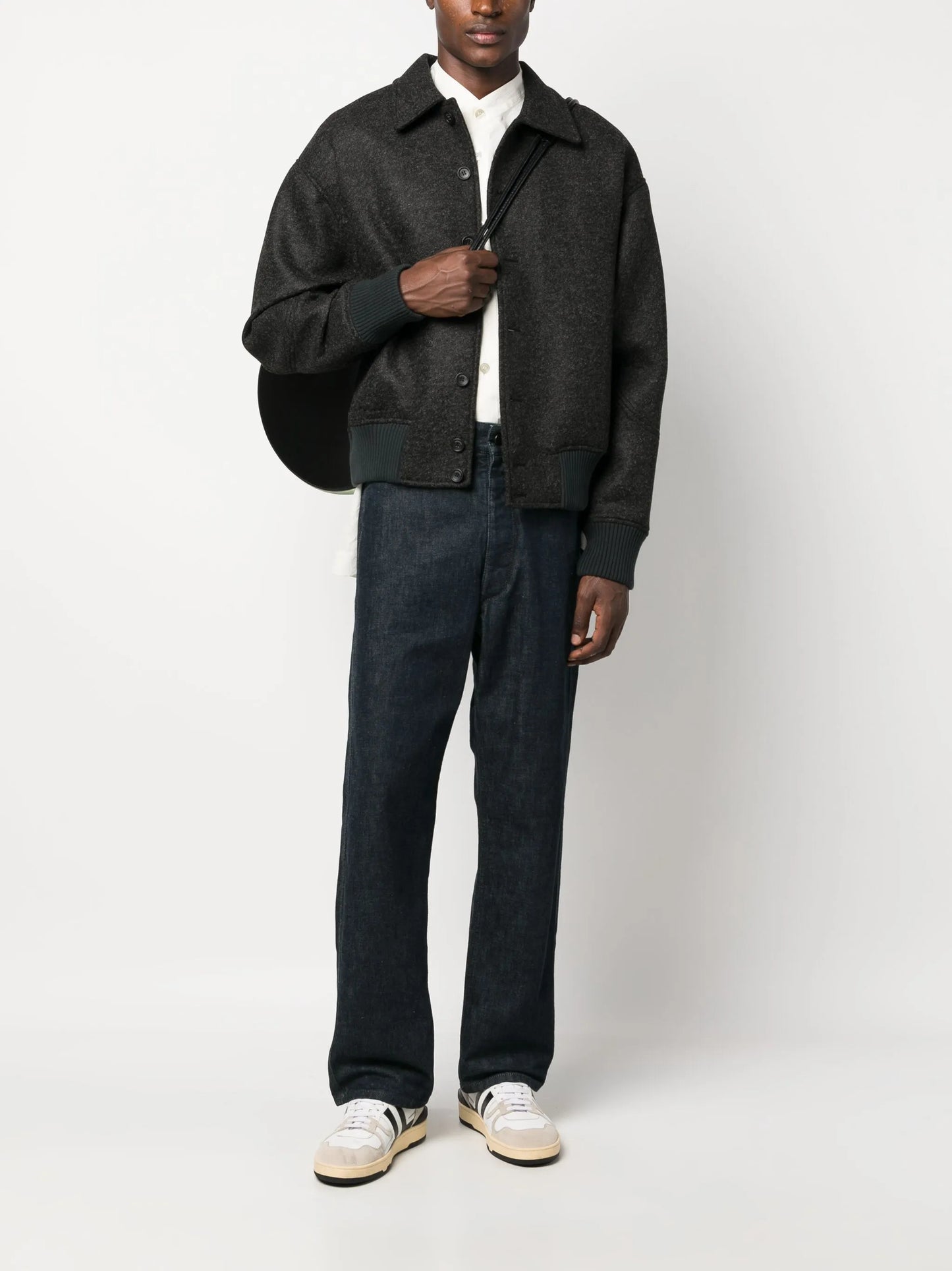 Le bomber Feltro collared jacket