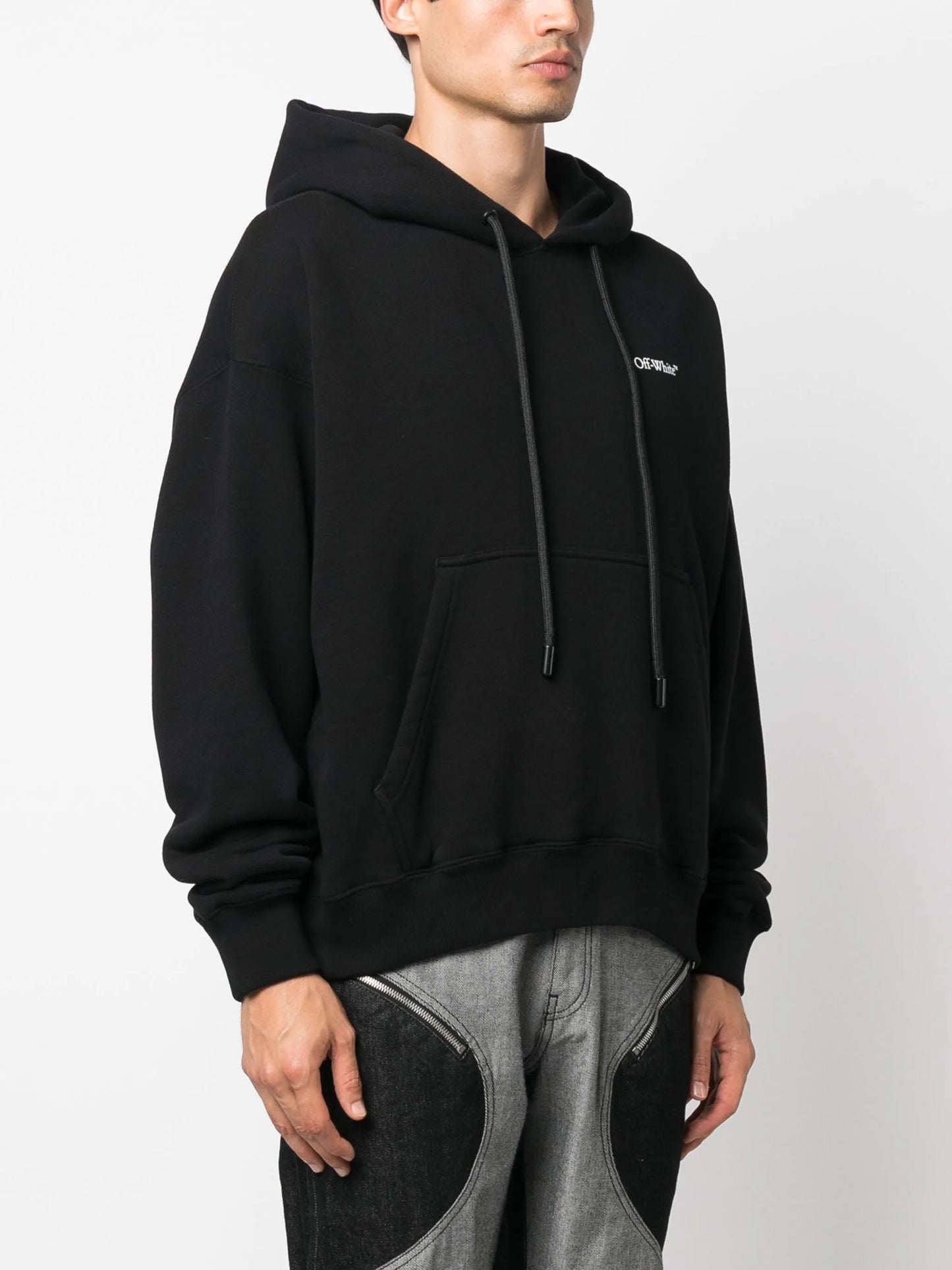 logo-print long-sleeve hoodie