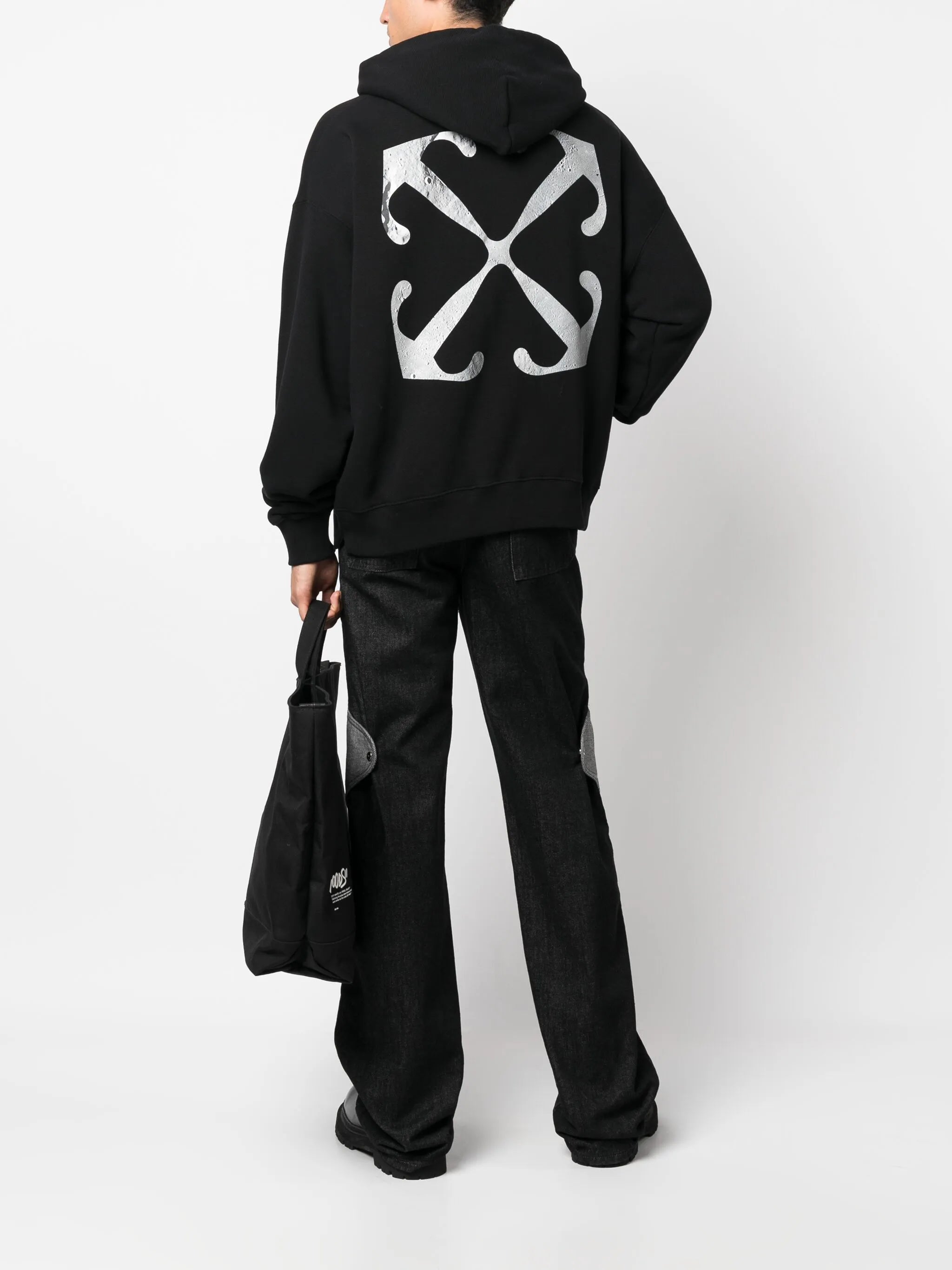 logo-print long-sleeve hoodie