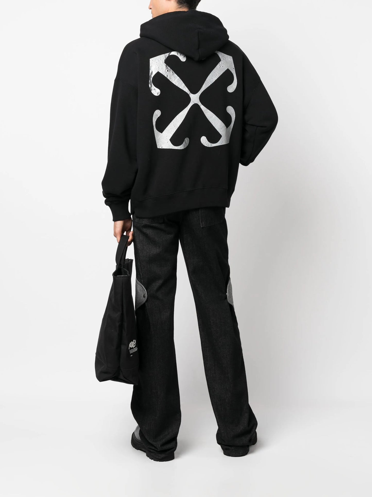 logo-print long-sleeve hoodie