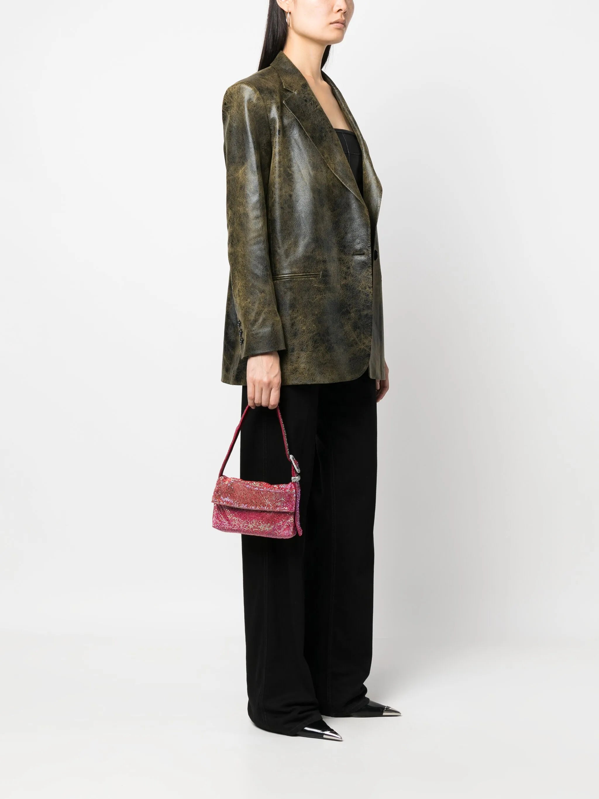 Vitty La Mignon rhinestone shoulder bag