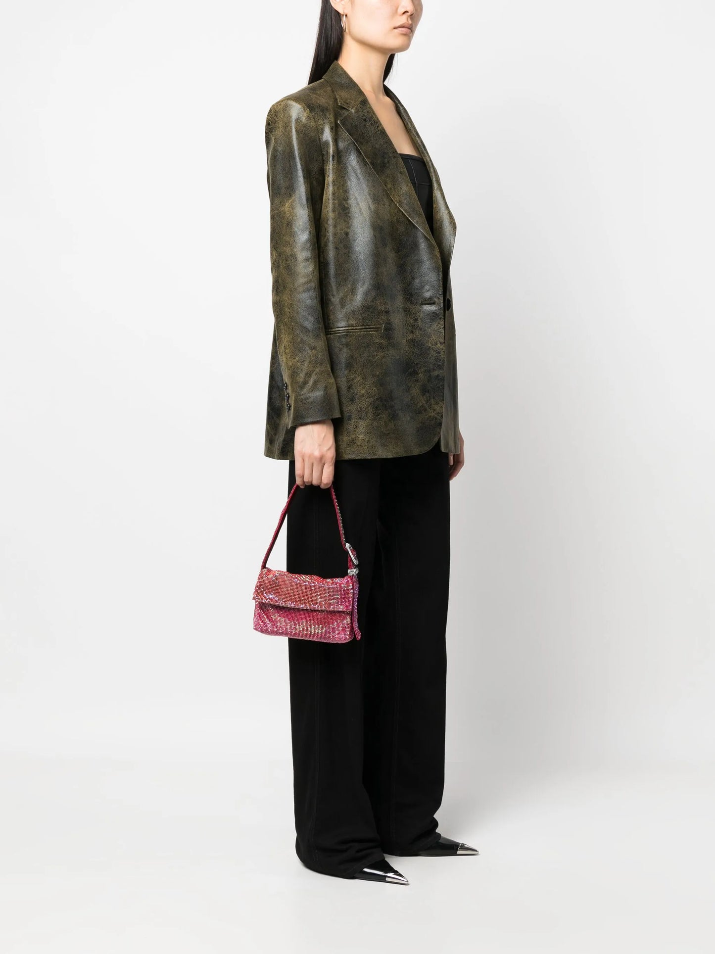 Vitty La Mignon rhinestone shoulder bag