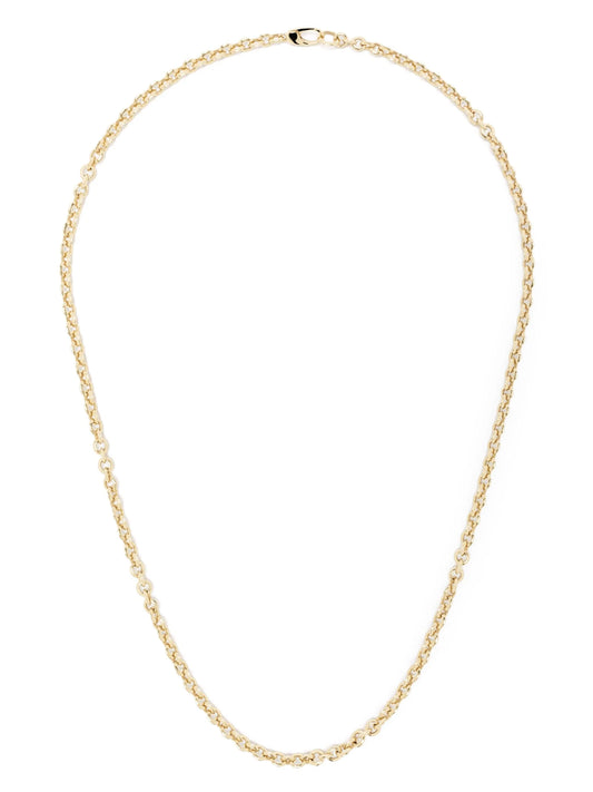 18kt yellow gold Micro Chain necklace