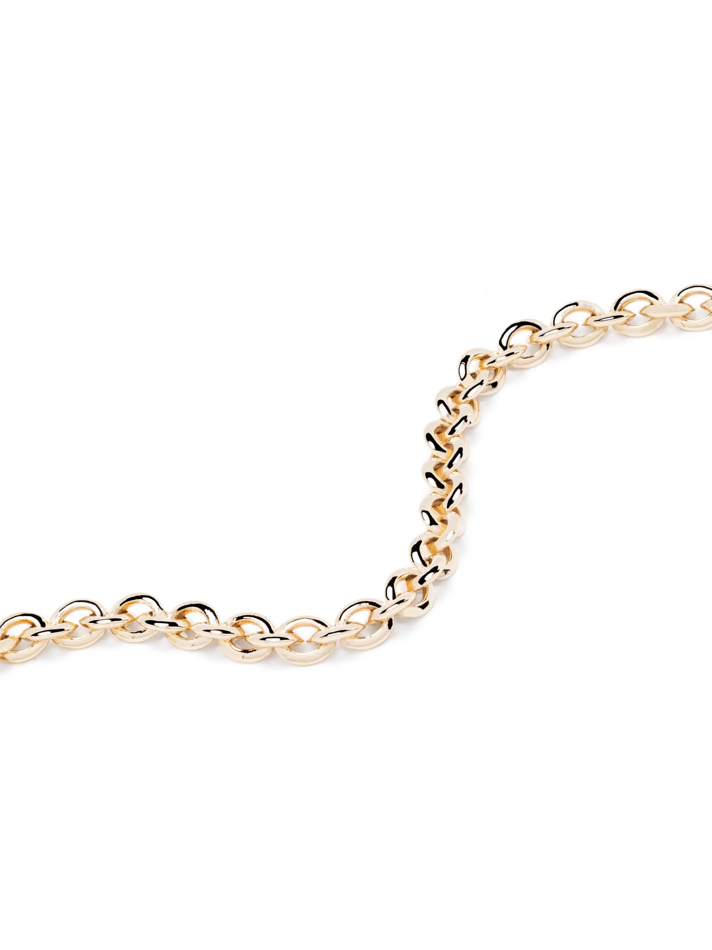 18kt yellow gold micro chain bracelet