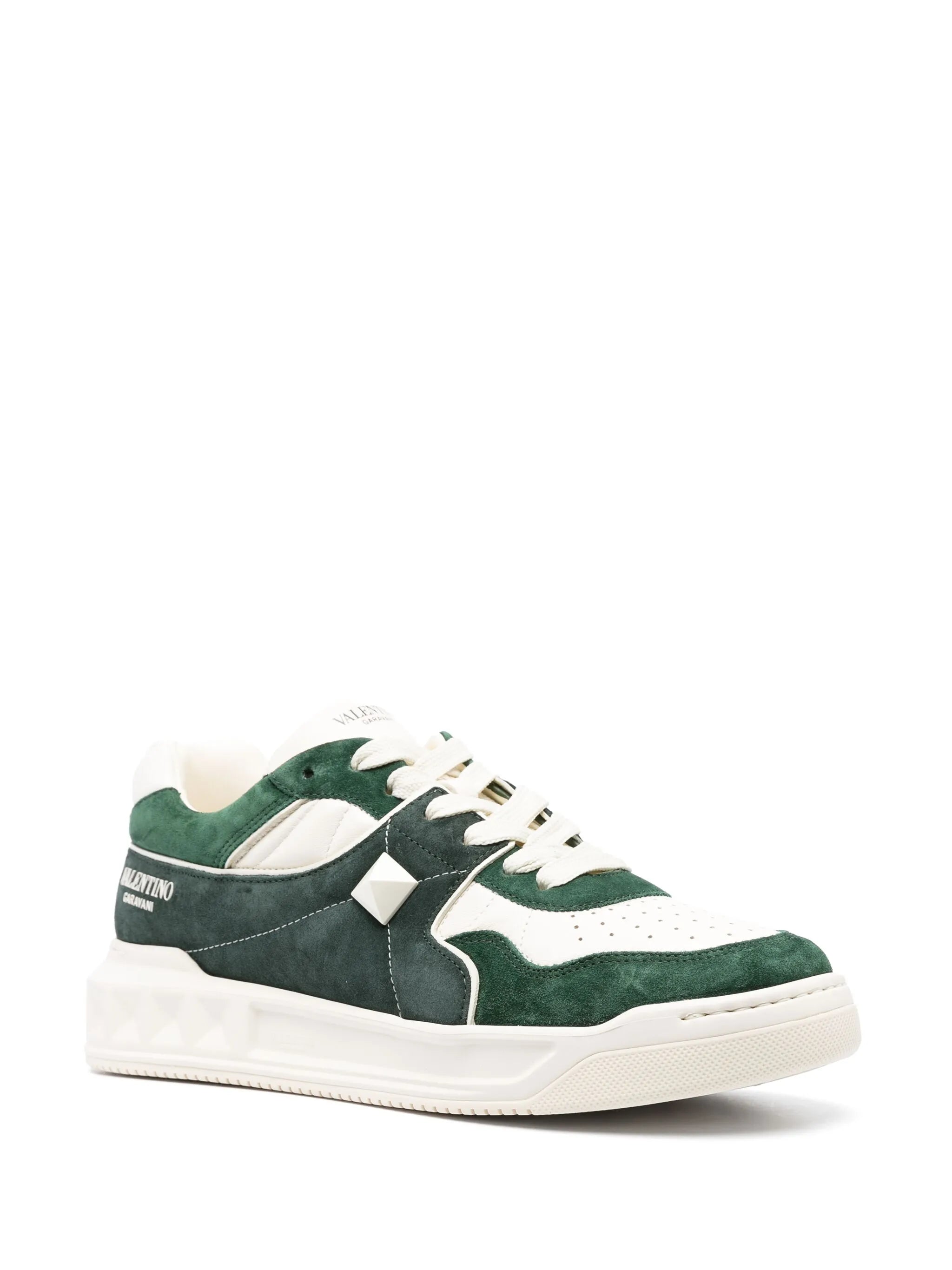 One Stud logo-print sneakers