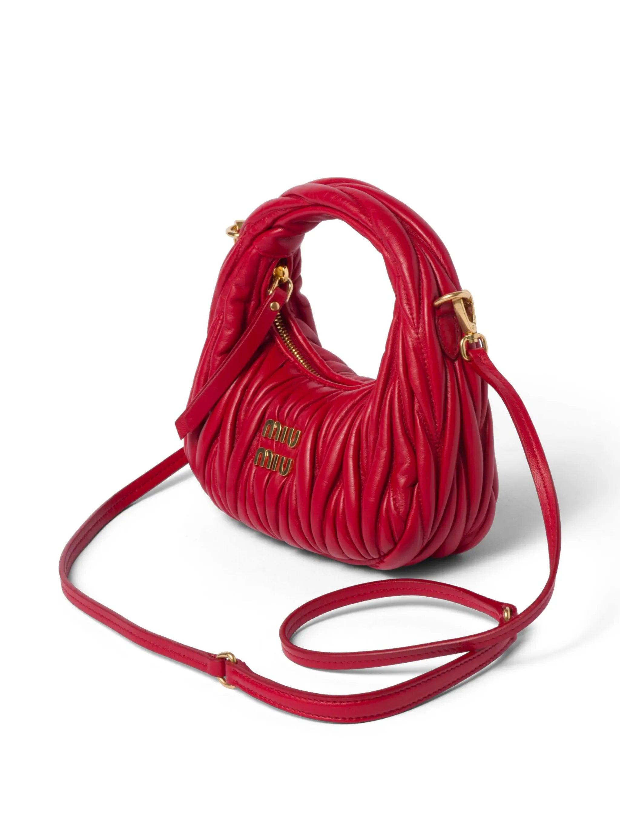 mini Wander matelassé-effect shoulder bag