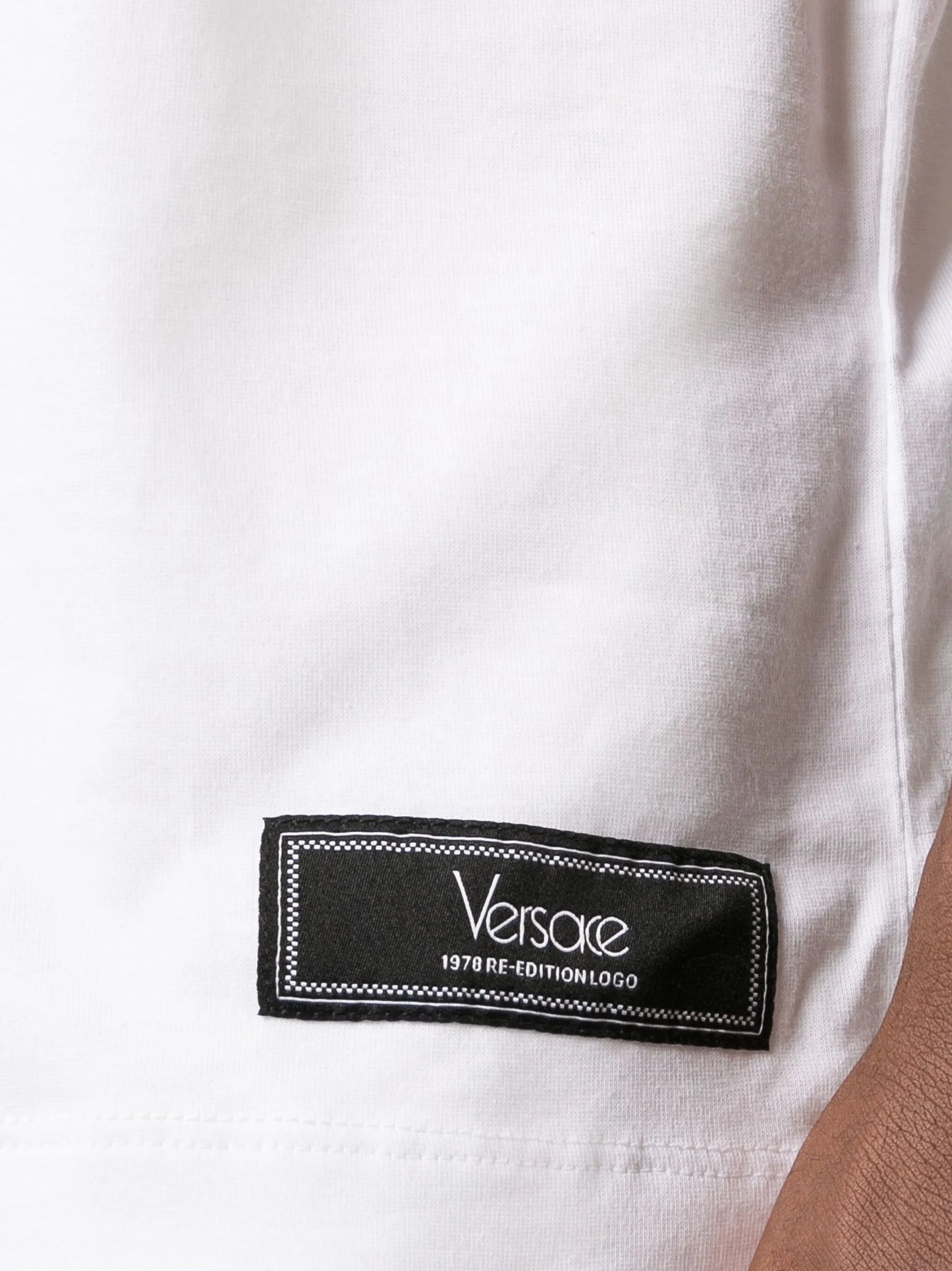logo-embroidered cotton T-shirt