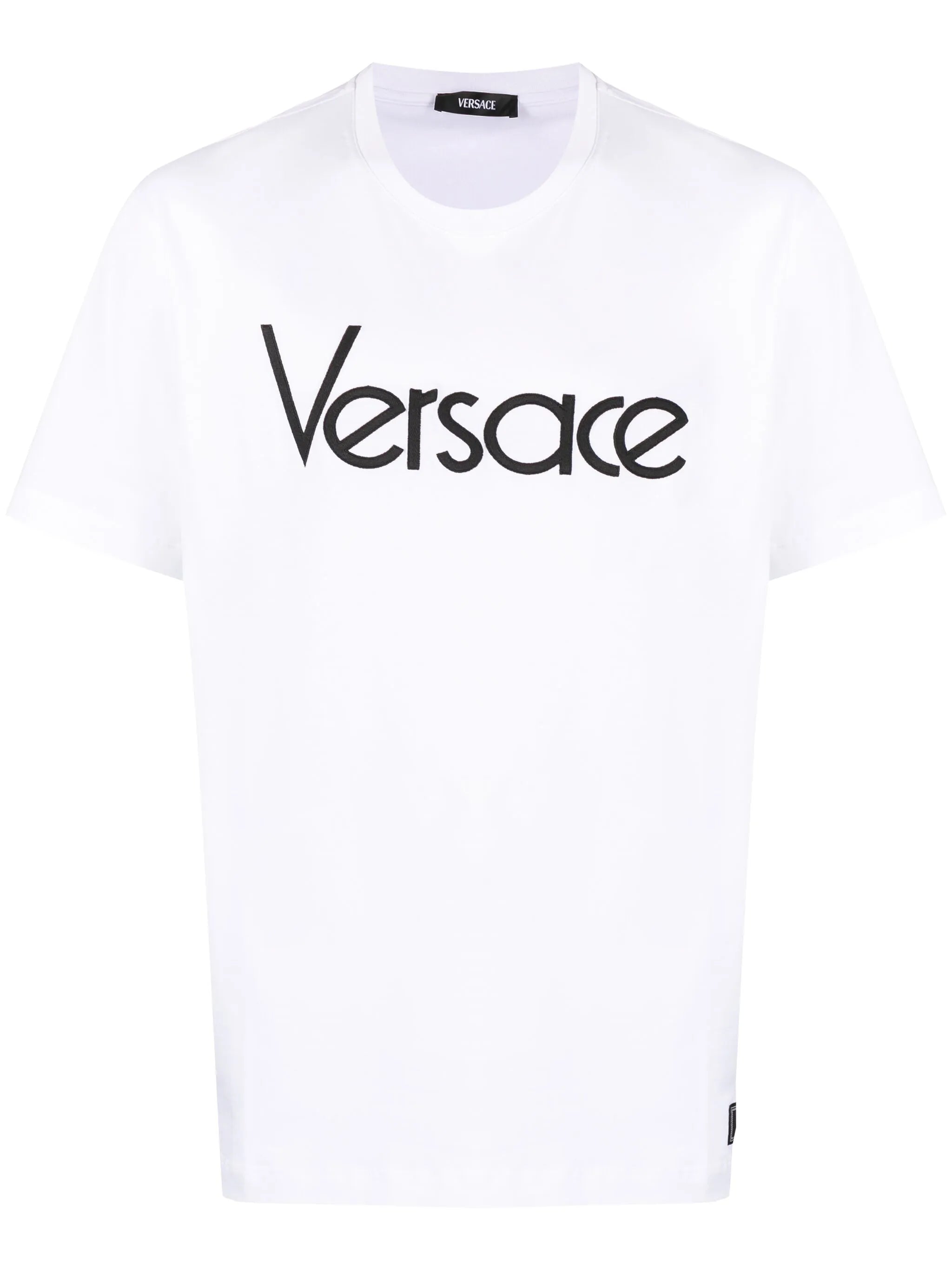 logo-embroidered cotton T-shirt
