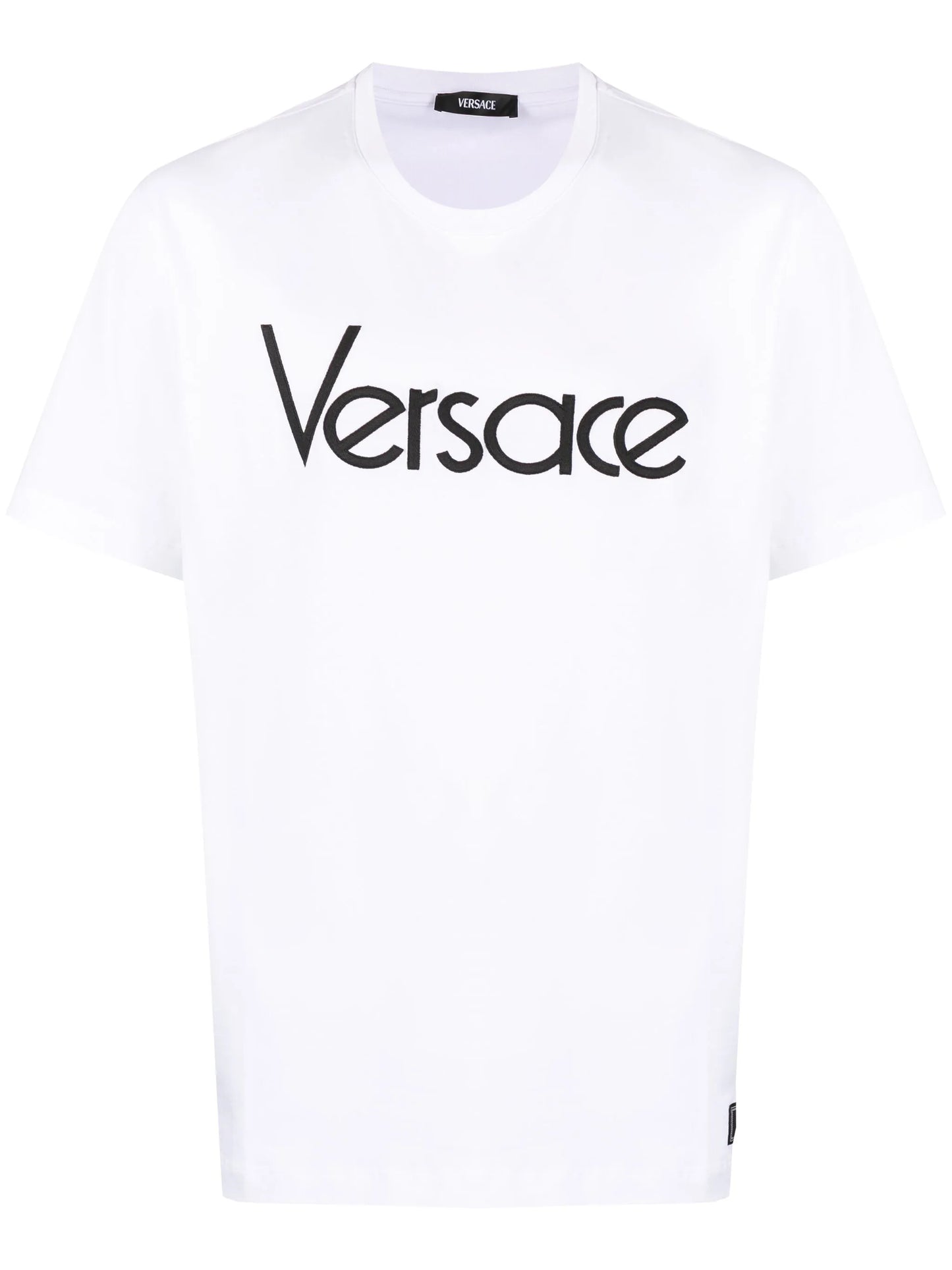 logo-embroidered cotton T-shirt
