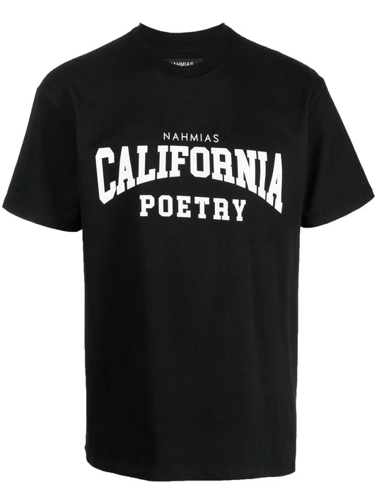 California Poetry cotton T-shirt