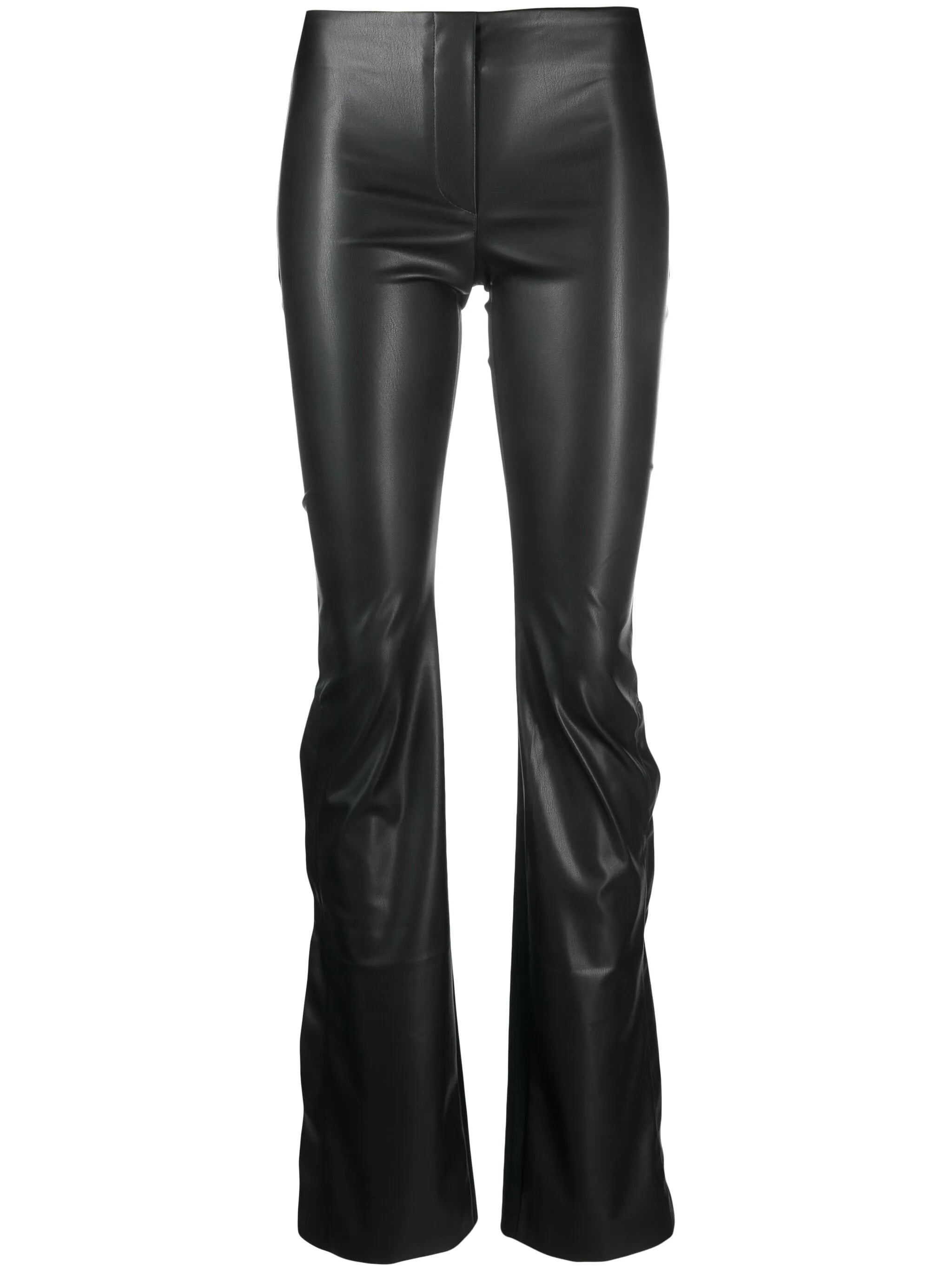 panelled-design flared trousers
