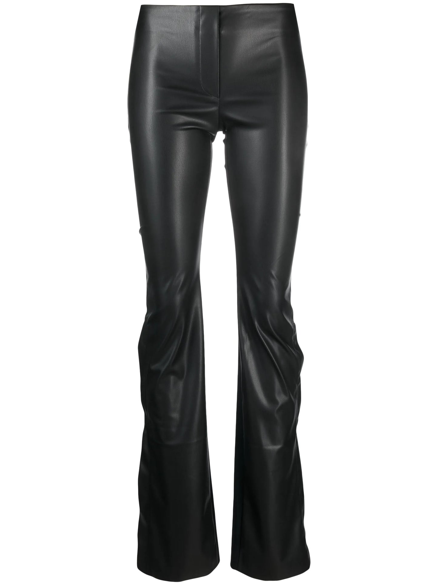 panelled-design flared trousers