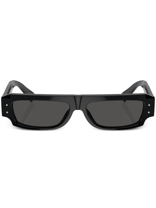 square-frame tinted sunglasses