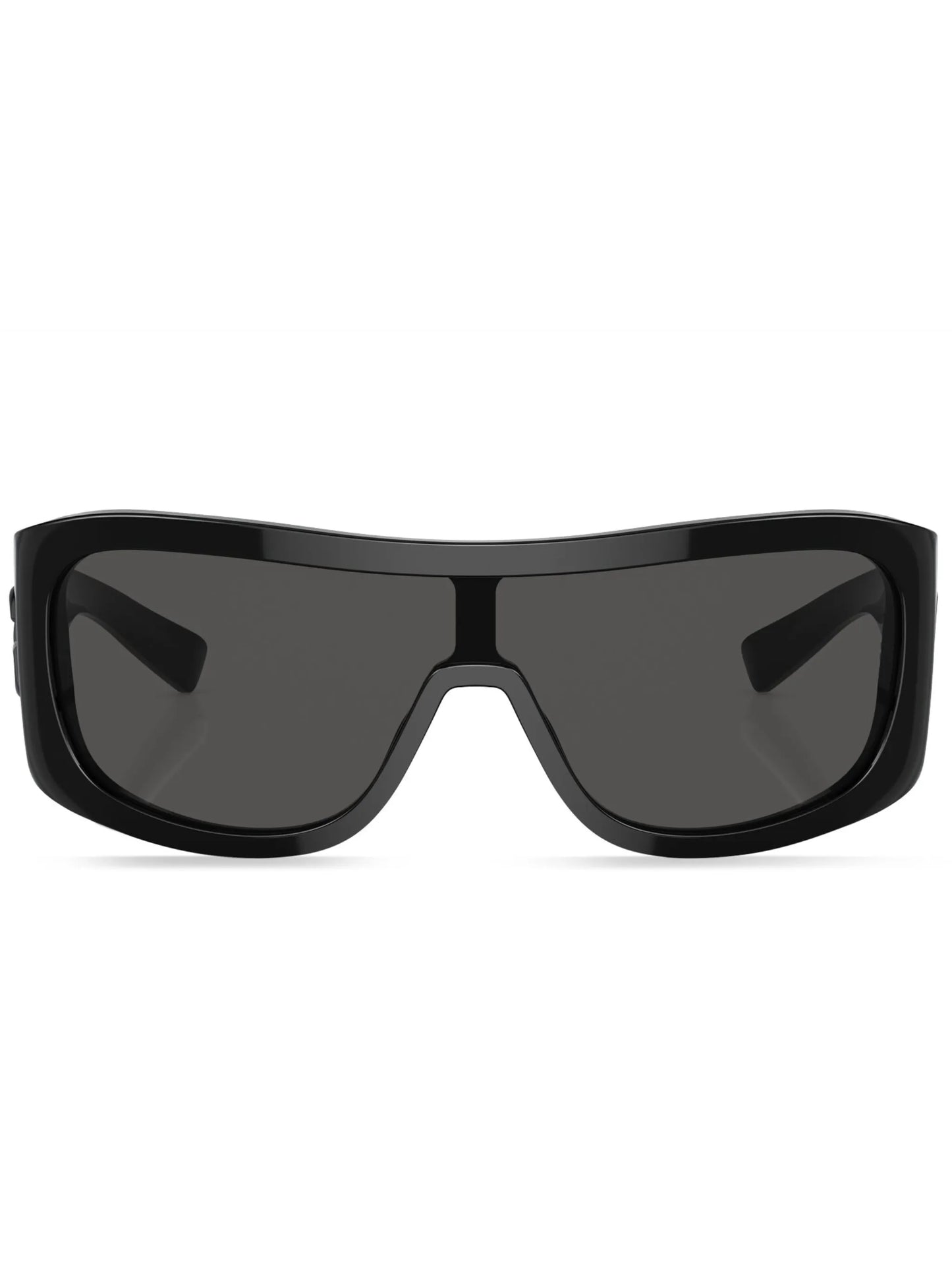shield-frame tinted sunglasses