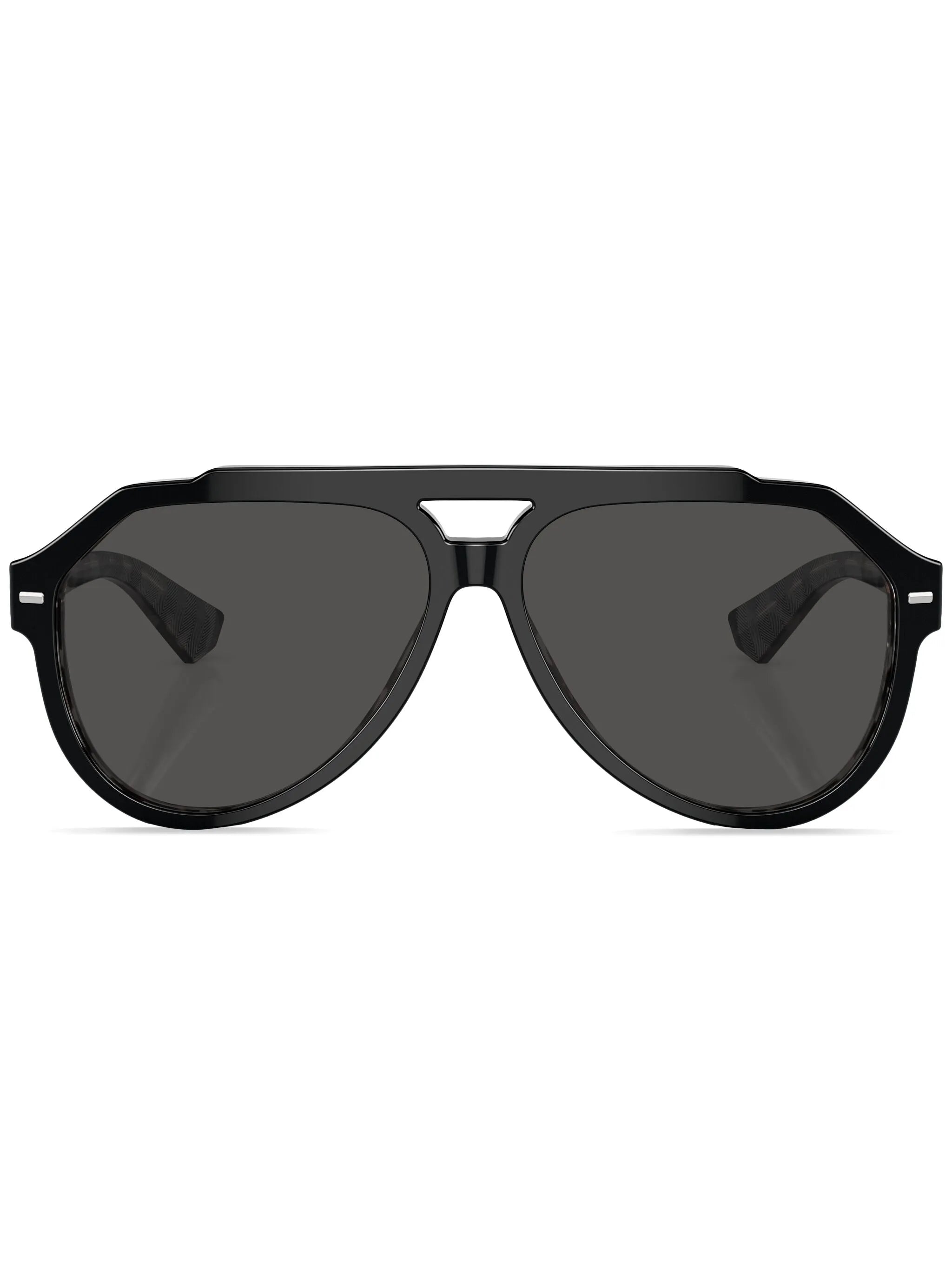 round-frame tinted sunglasses