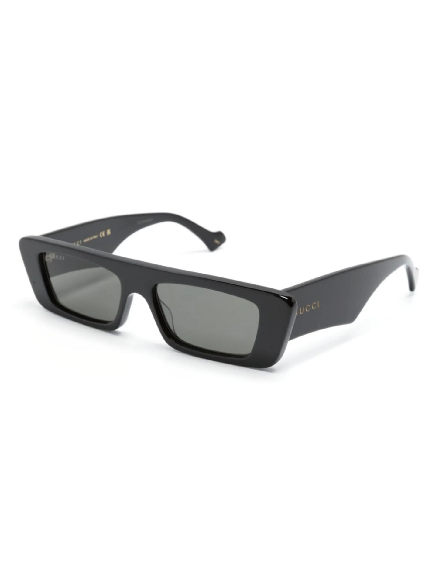 logo-print rectangle-frame sunglasses